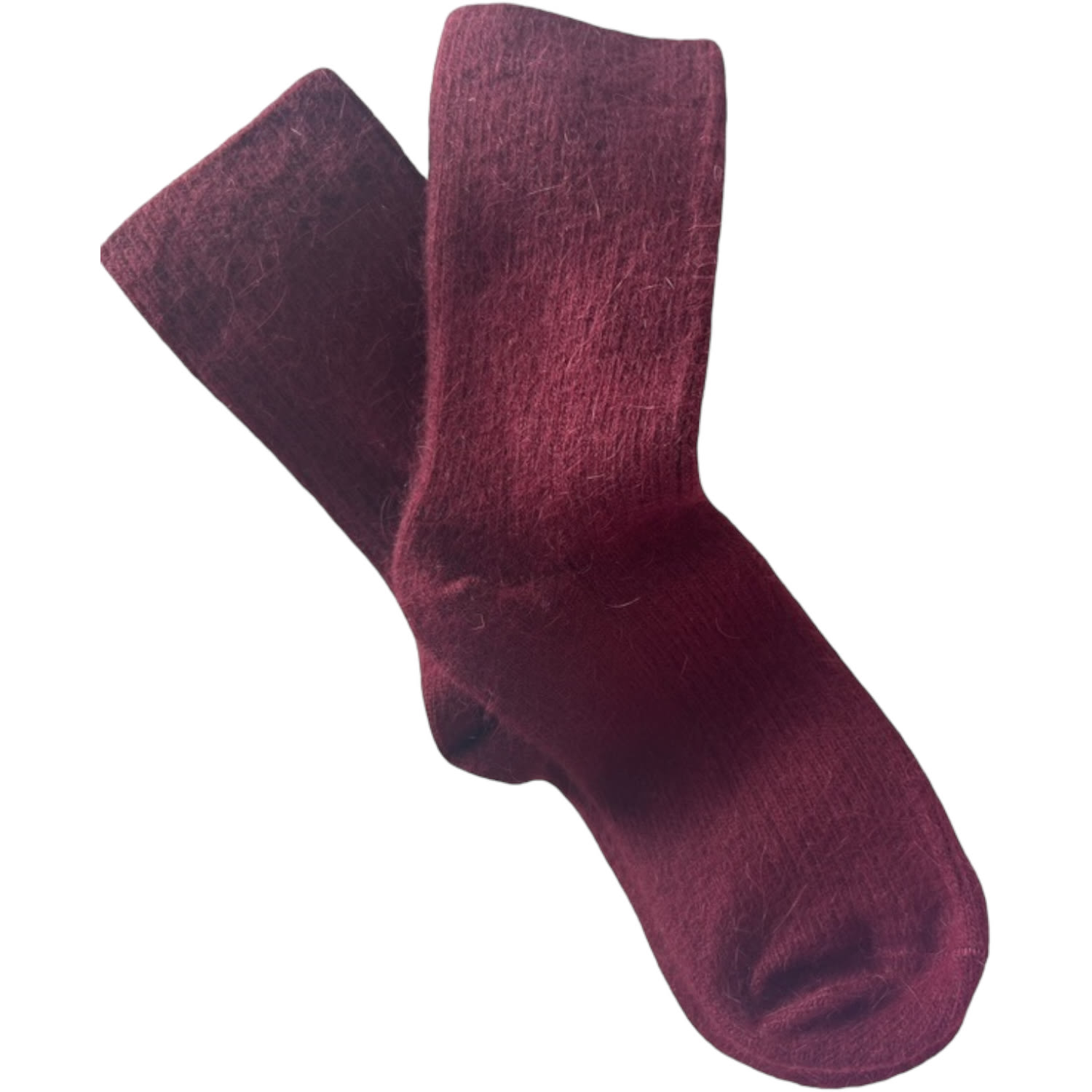 Women’s Brown / Red Cashmere Cloud Sock - Bordeaux One Size High Heel Jungle by Kathryn Eisman