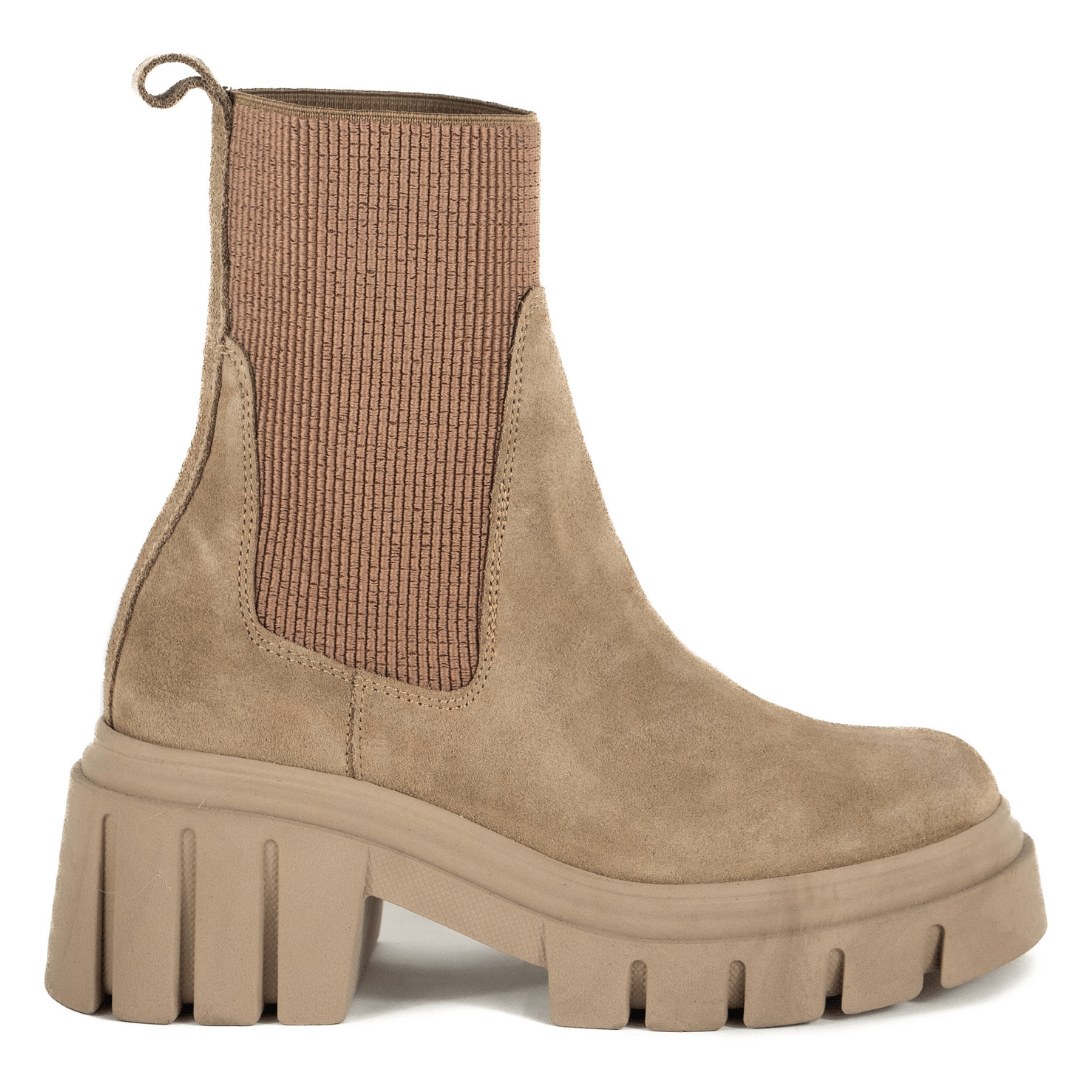 Keith Scarrott Shoes Women's Neutrals Irma Chelsea Boot In Beige