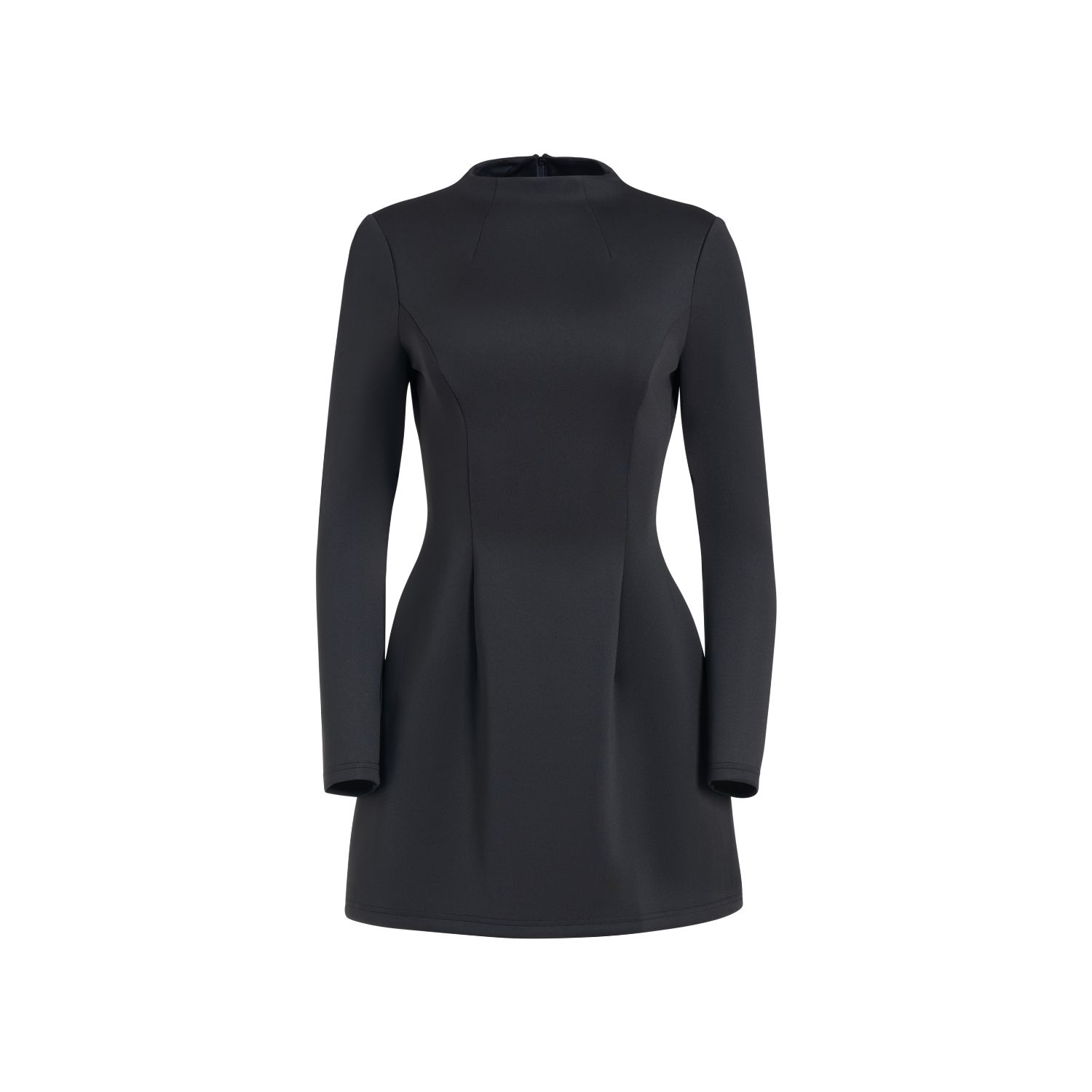 Thegtfashion Women's Black Sophisticated High-neck Dress In Black