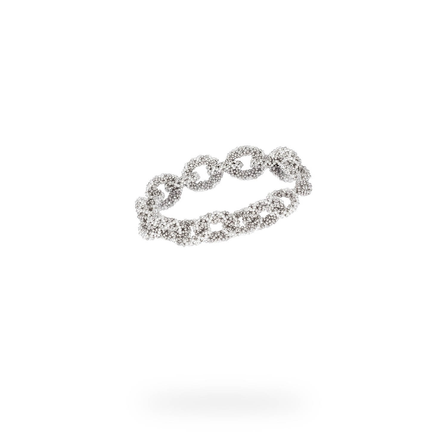 Women’s Small Chain Bracelet - Platinum, Silver Kuu