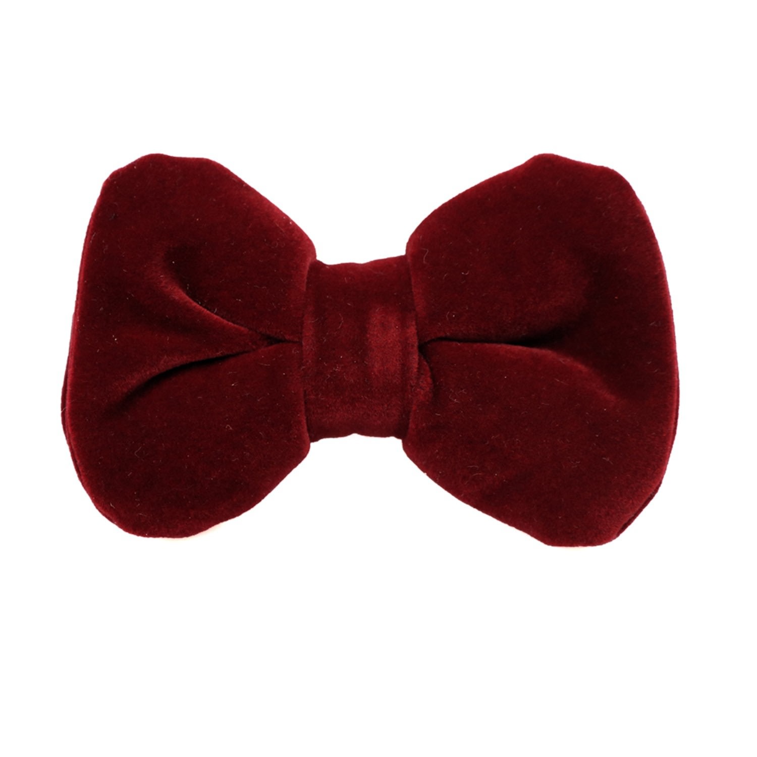 David Wej Men's Velvet Pretied Bow Tie – Red In Red