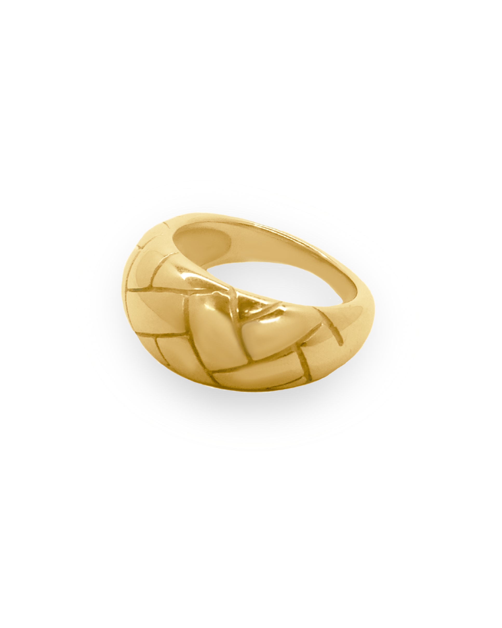 Women’s Gold Gaia Irregular Line Ring Viea