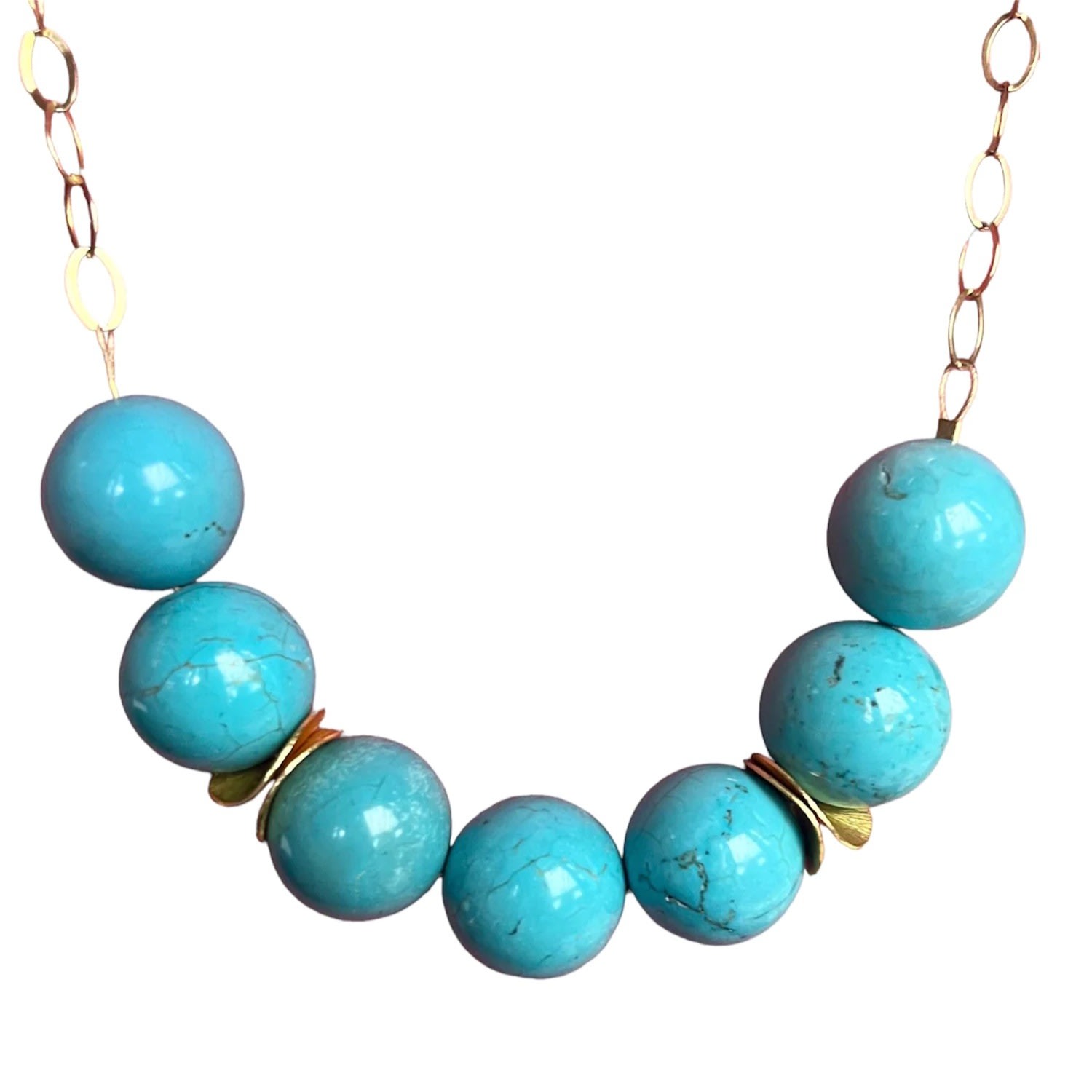 Magpie Rose Women's Blue Turquoise Riviera Necklace In Burgundy