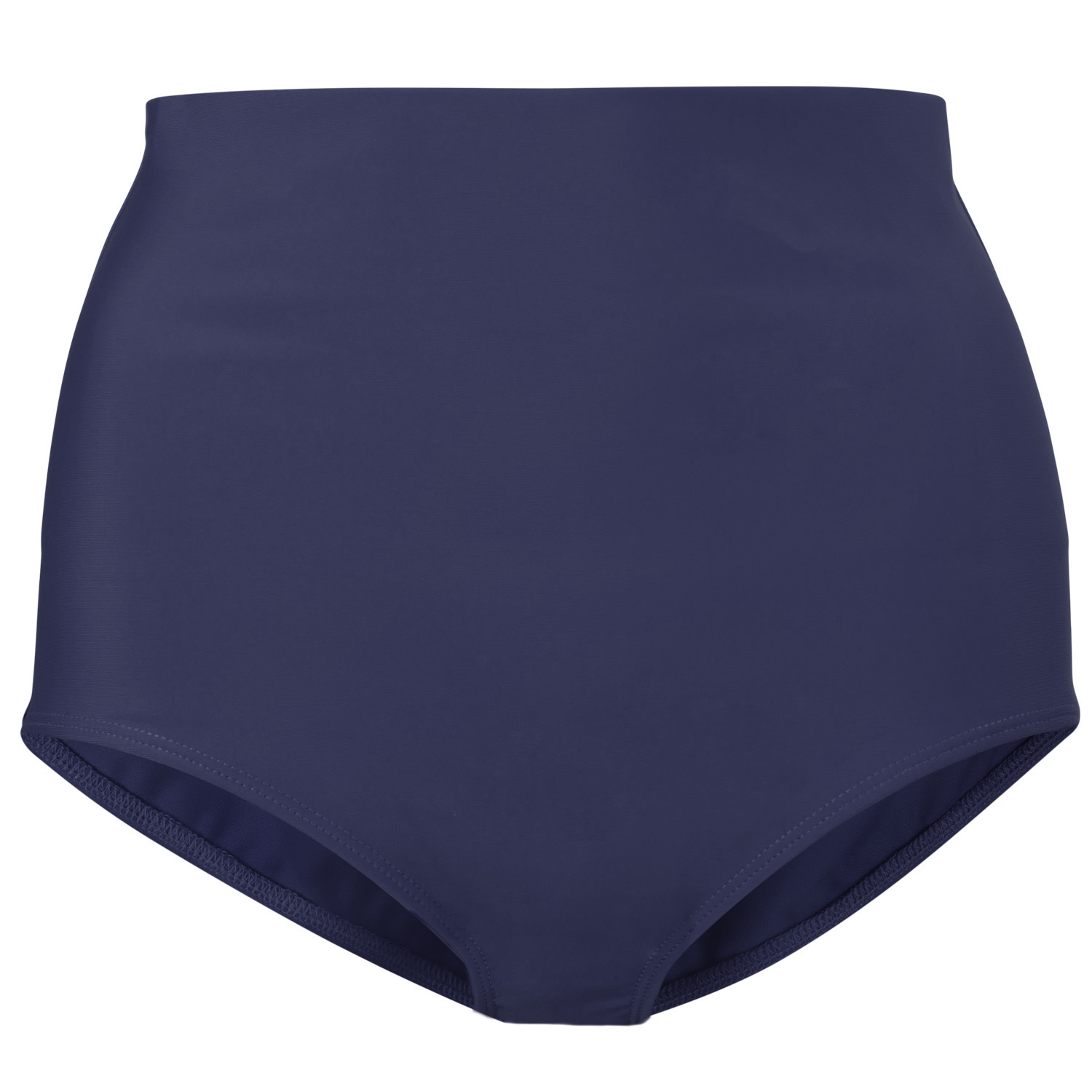 Siena And Co. Women's High Waisted Swim Briefs Navy Blue