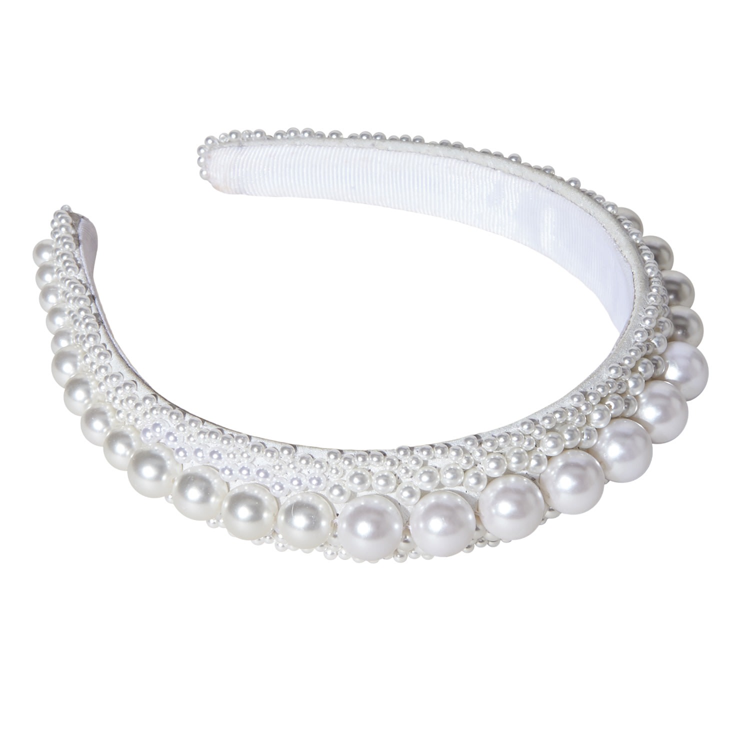 Women’s White Lela Pearl Headband Mignonne Gavigan