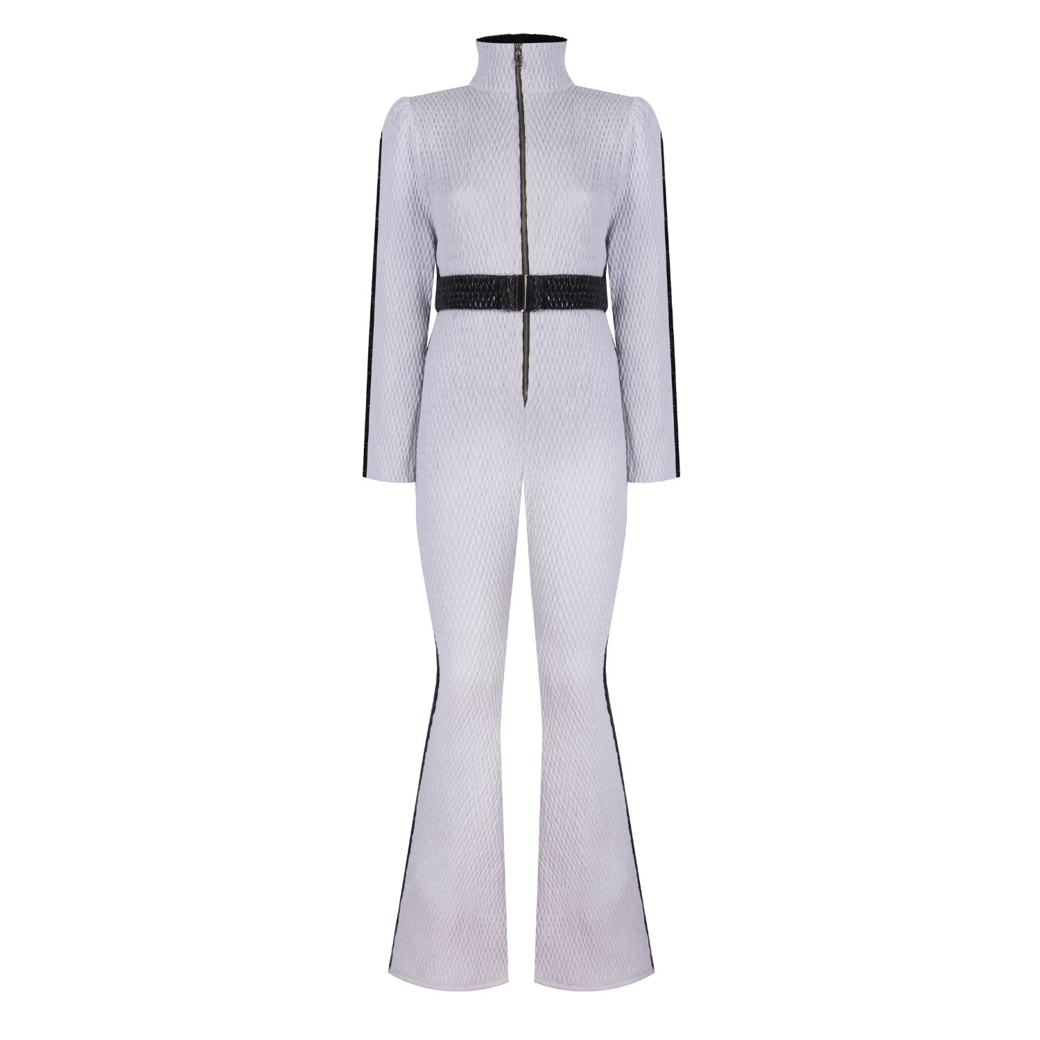 Nur Karaata Women's White Crans Montana Skisuit In White