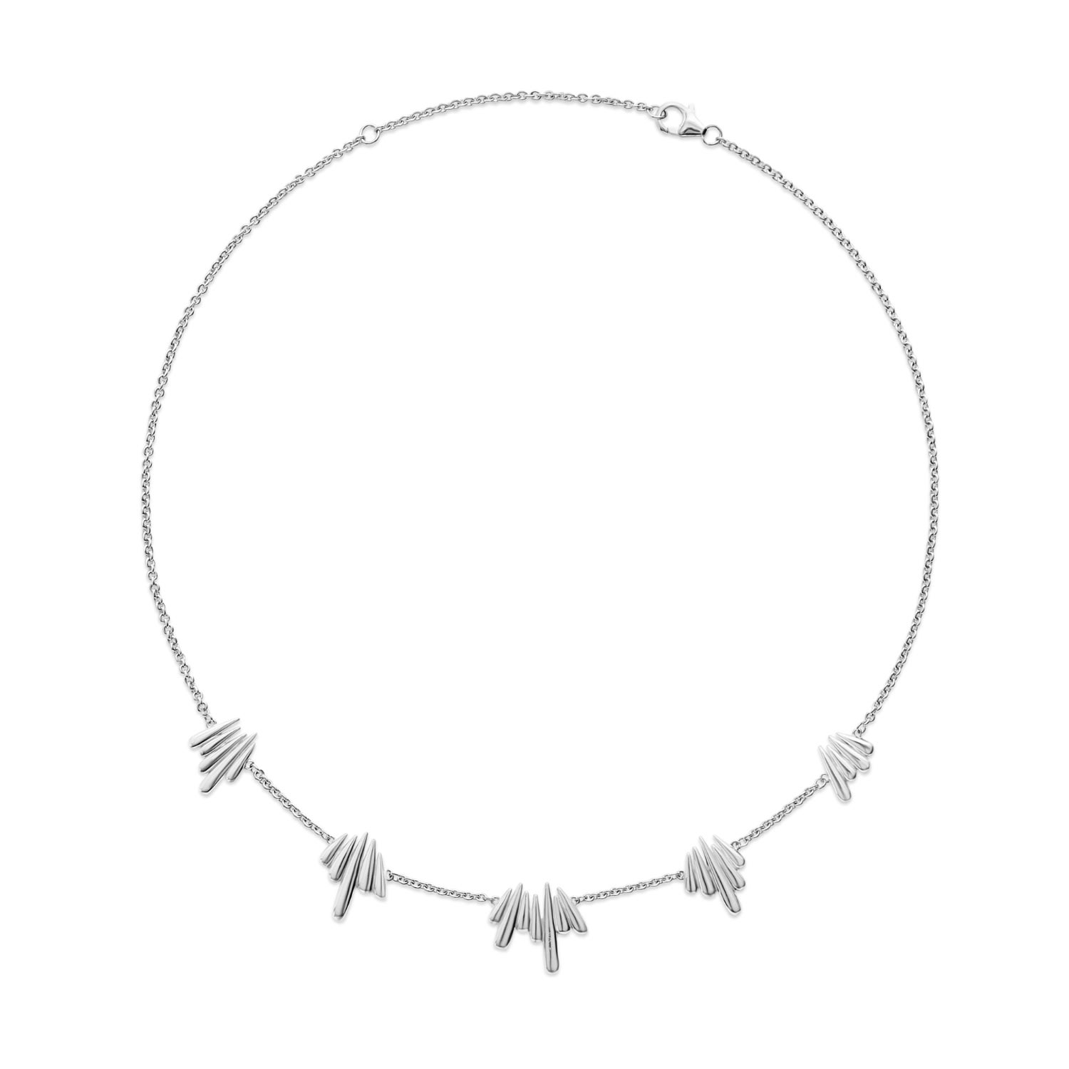 Lucy Quartermaine Women's Silver Shard Necklace In Metallic