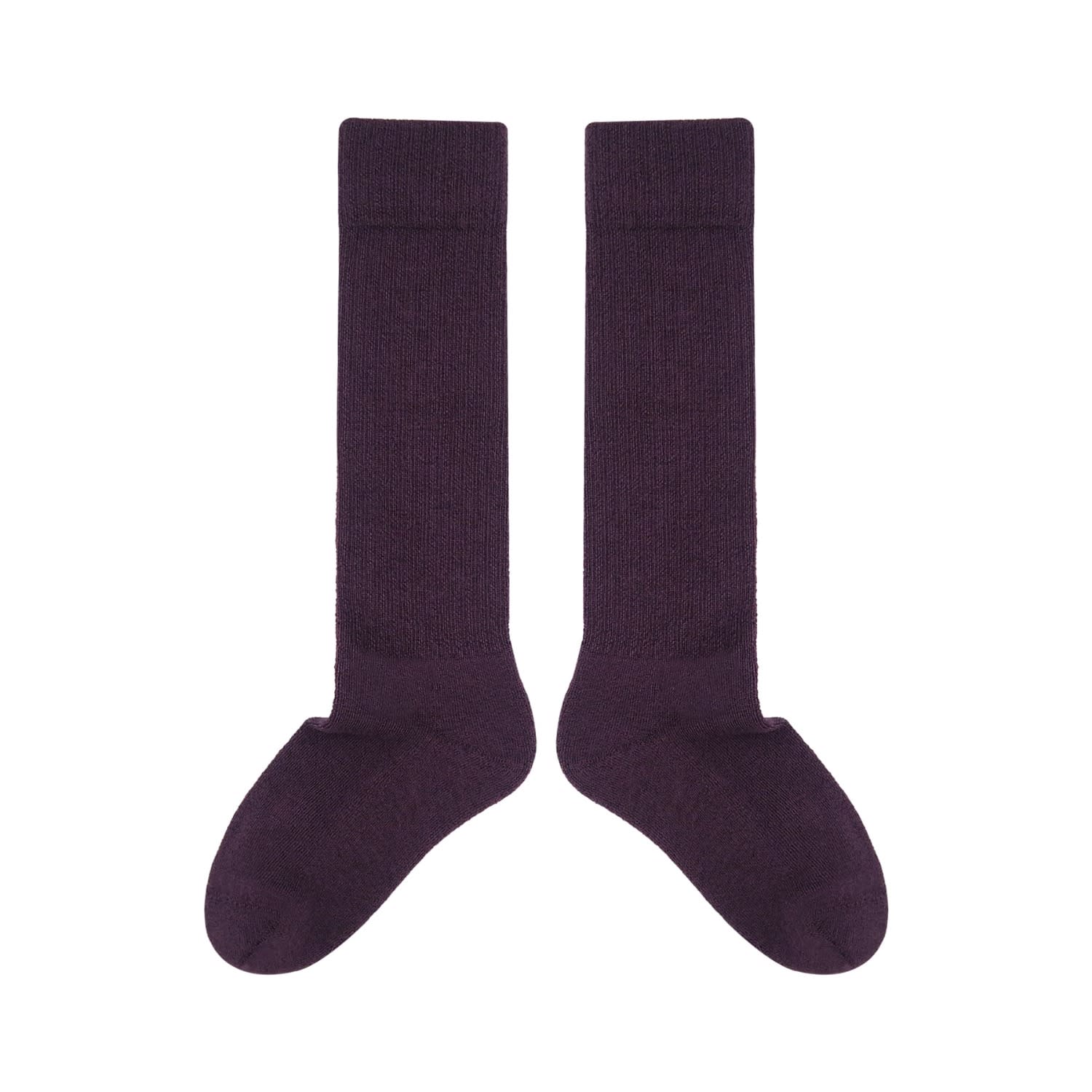 Peper Harow - Made In England Women's Wool Boot Socks - Purple