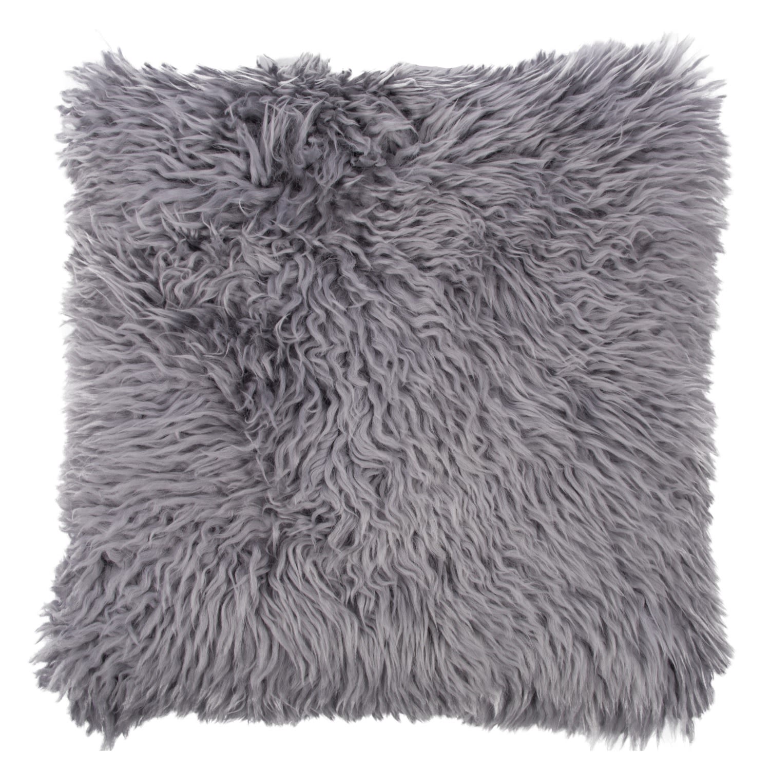 Sheepskin Cushion Pewter Grey Owen Barry