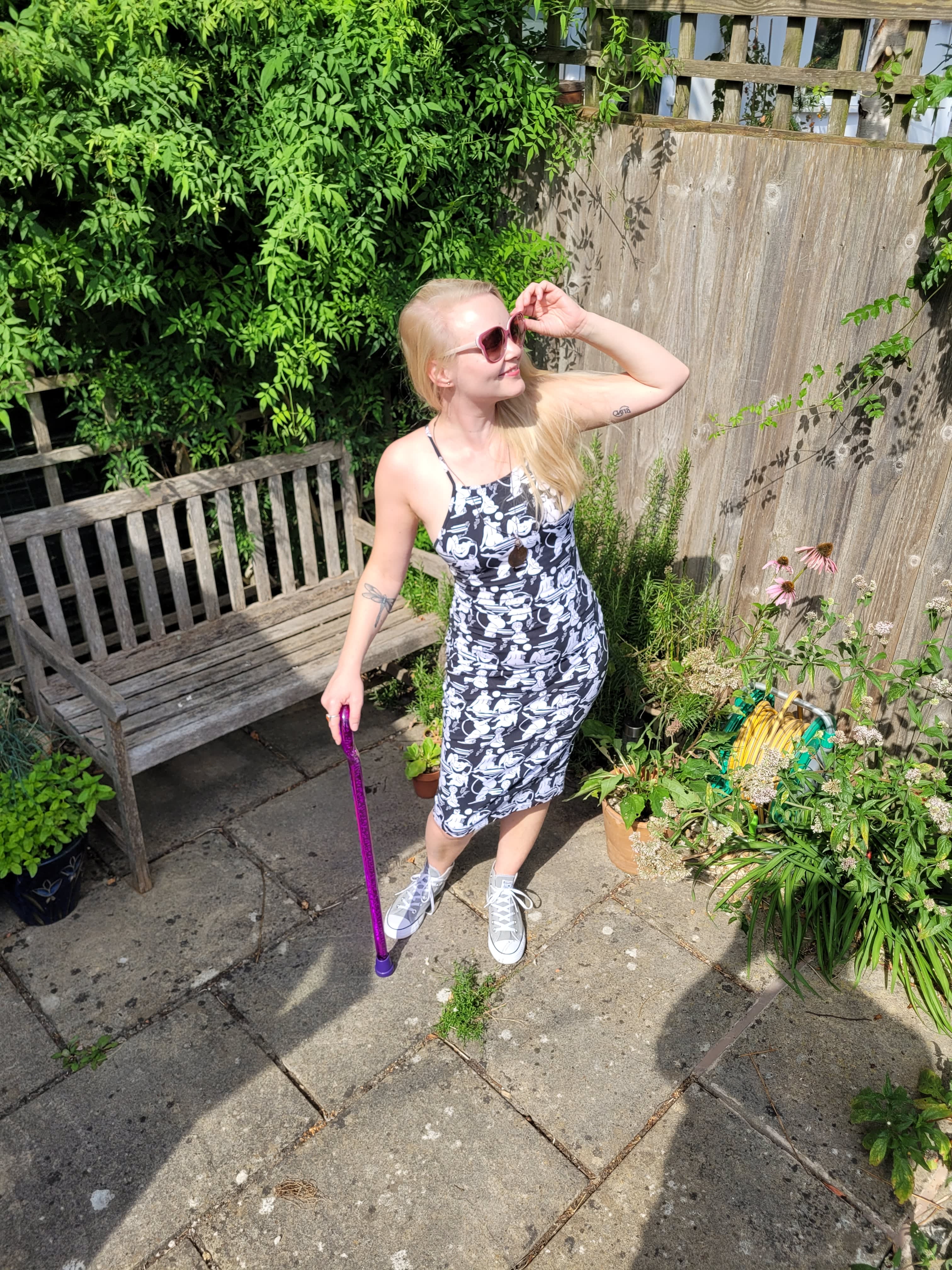 Eka Racer Back Dress In Libre | Manners London | Wolf & Badger