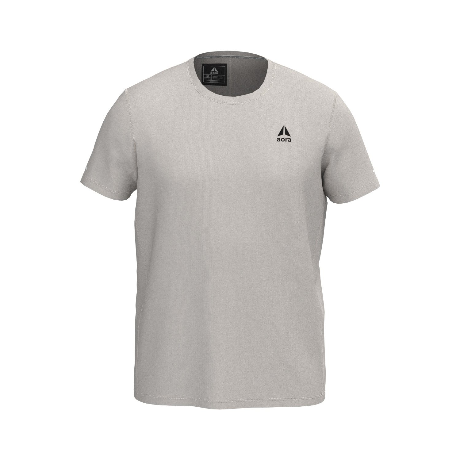 Aora Athletics Men's Green Ultralight Mesh Tee In Gray