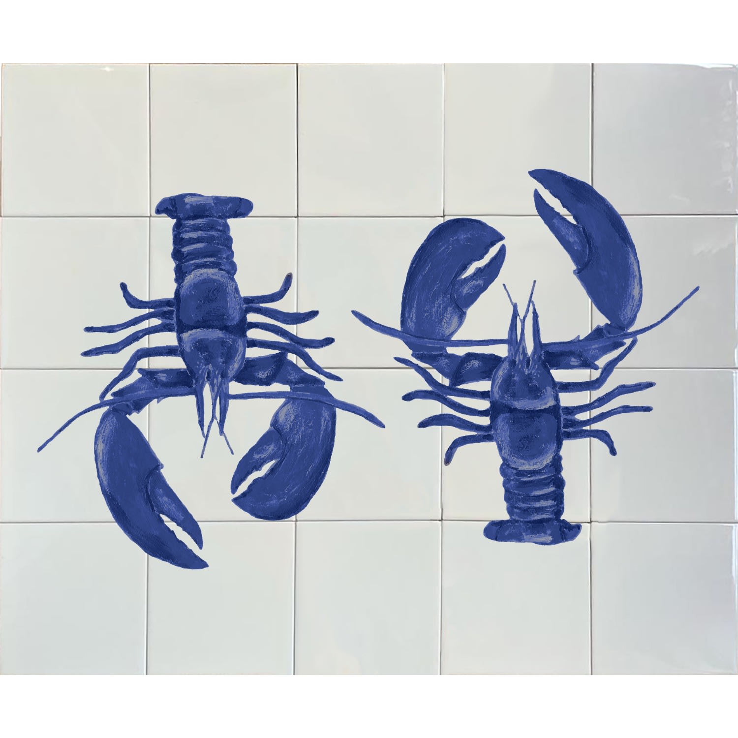 Tile Panel Lobster Blue Catchii