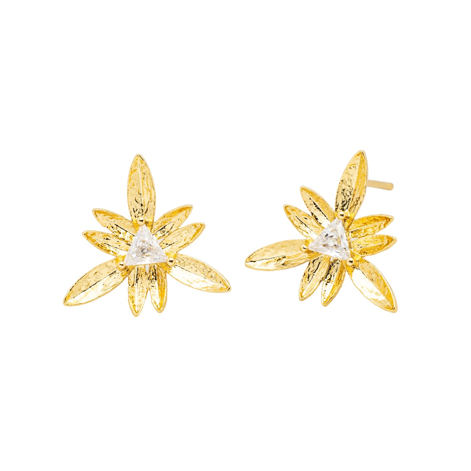 Starfish Project Women's Gold Sunlit Blossom Earrings
