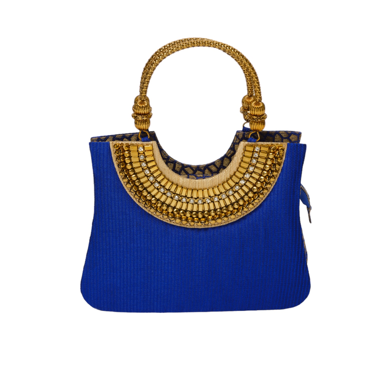 Women’s Blue / Gold Suriya Mini Tote Bag Veronica Tharmalingam