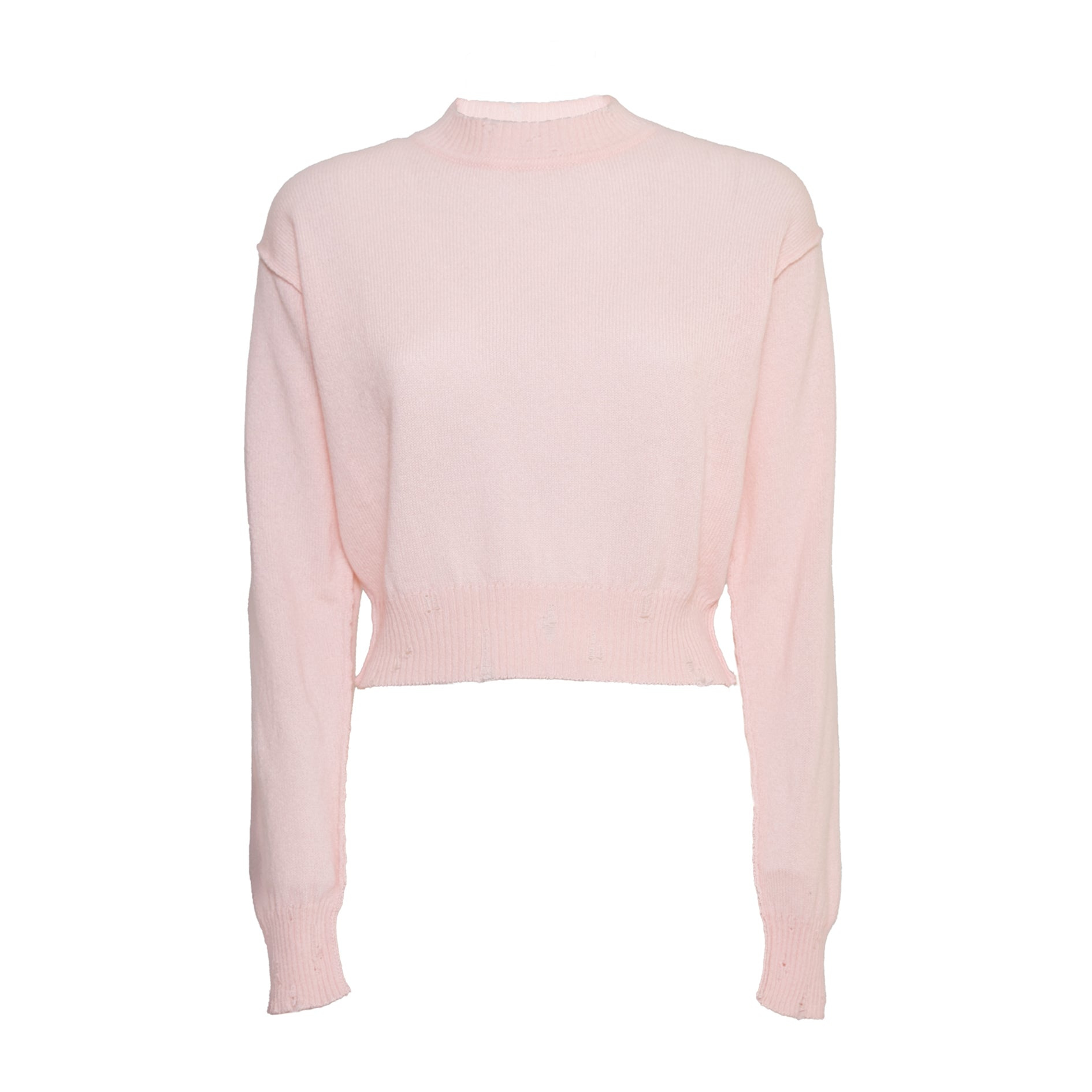 Sveta Milano Women's Pink / Purple Billie Pink Cashmere Sweater With Embroidery
