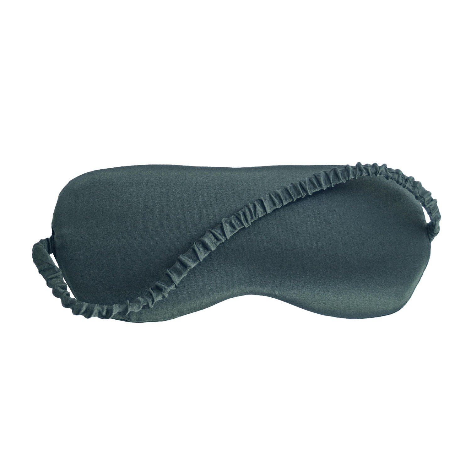 Alas Silk Sleep Mask In Rich Green In Blue