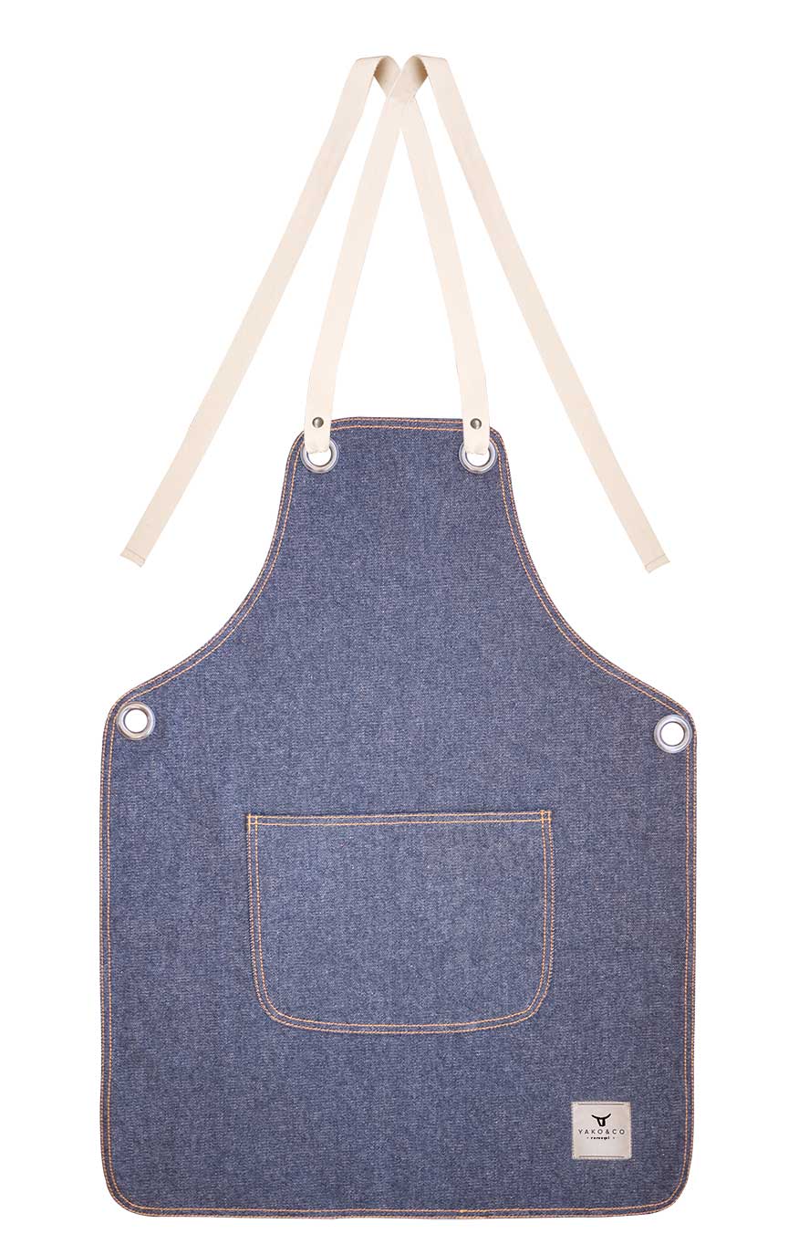 Blue Yako & Co Apron Kids Collection - Denim One Size