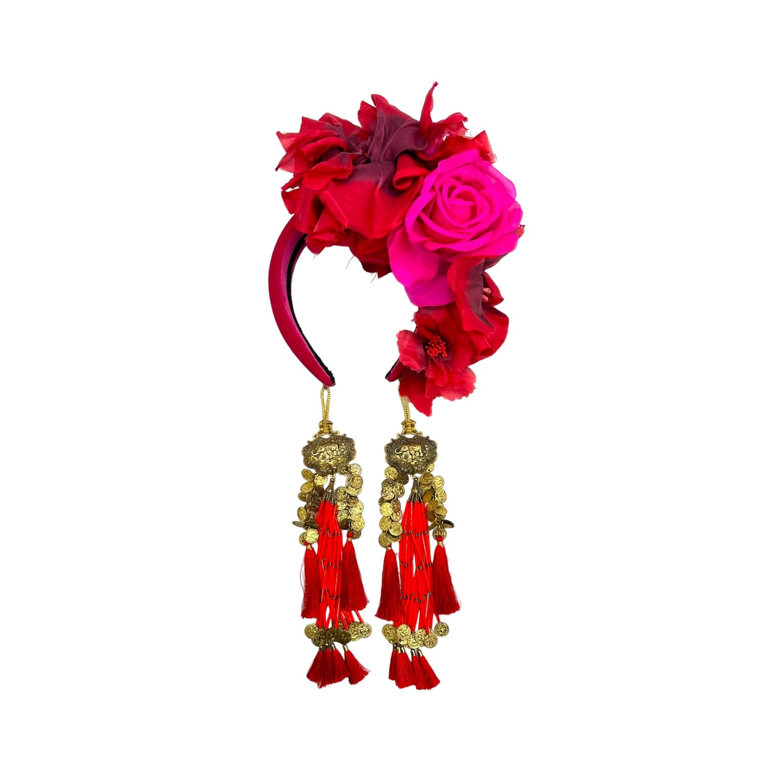 Julia Clancey Women's Red Niña Fresa Bloom Dream Band In Red