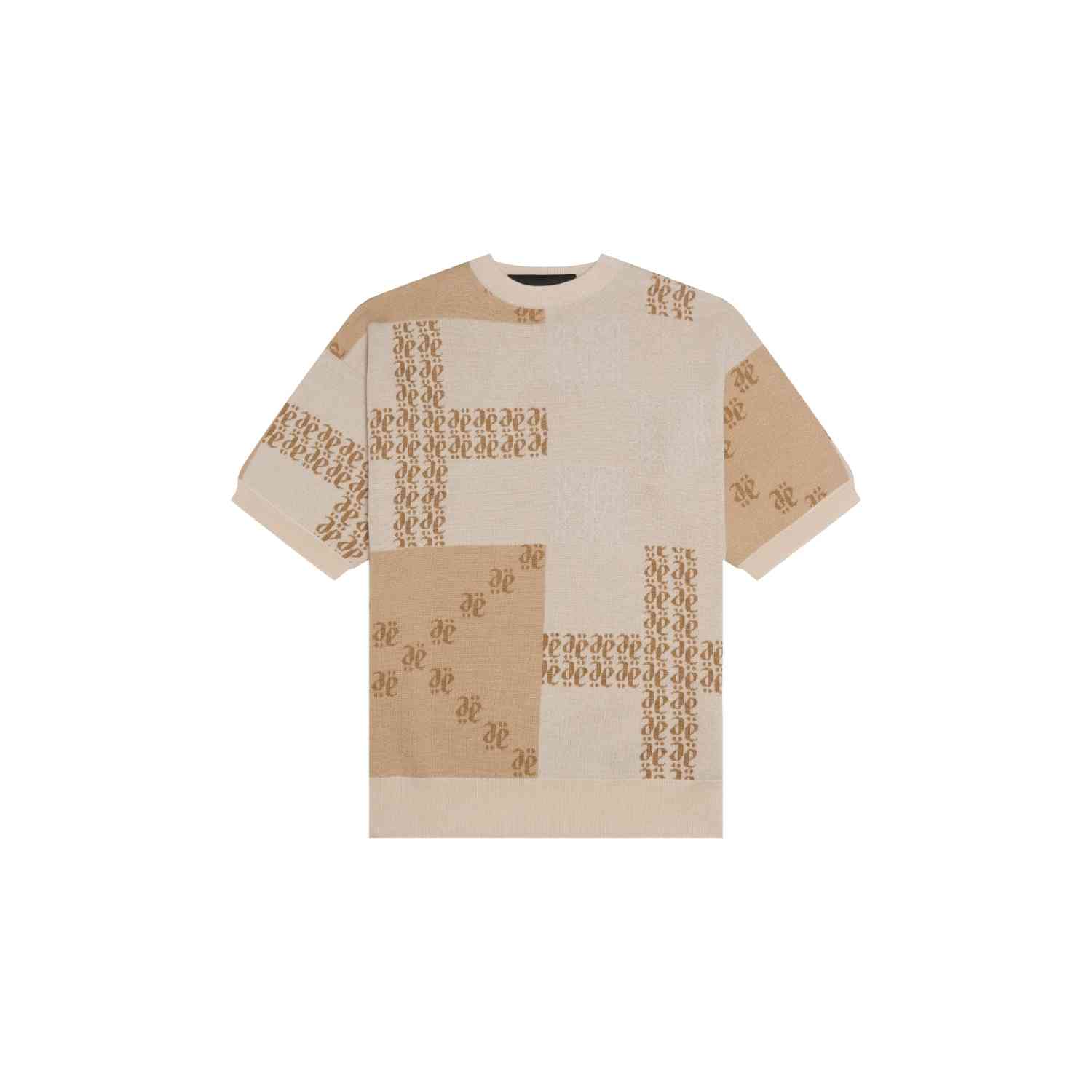 Place Of Elms Men's Neutrals Biscotto T-shirt In Beige/brown/white