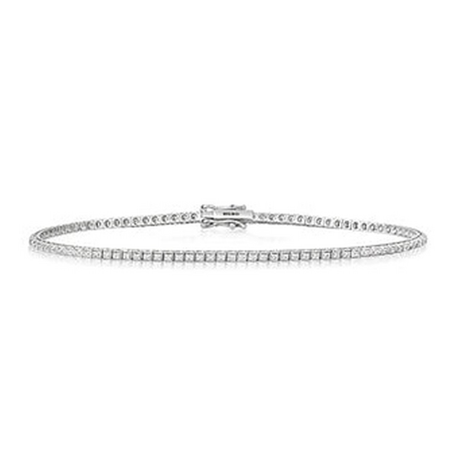 Cervin Blanc Women's Half Carat Diamond Tennis Bracelet In White Gold