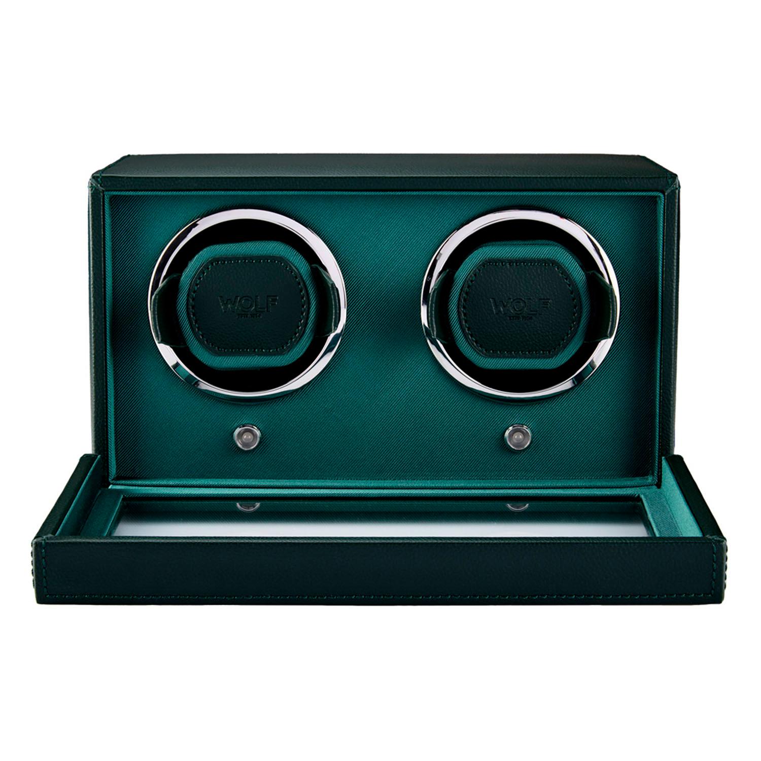 Cub Double Watch Winder - Green | Wolf