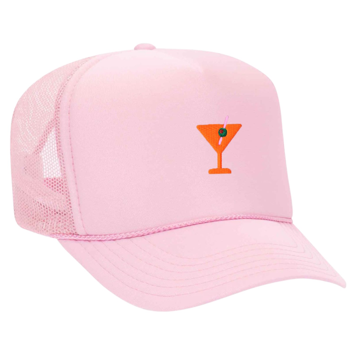 Women’s Pink / Purple Martini Trucker Hat One Size Nus