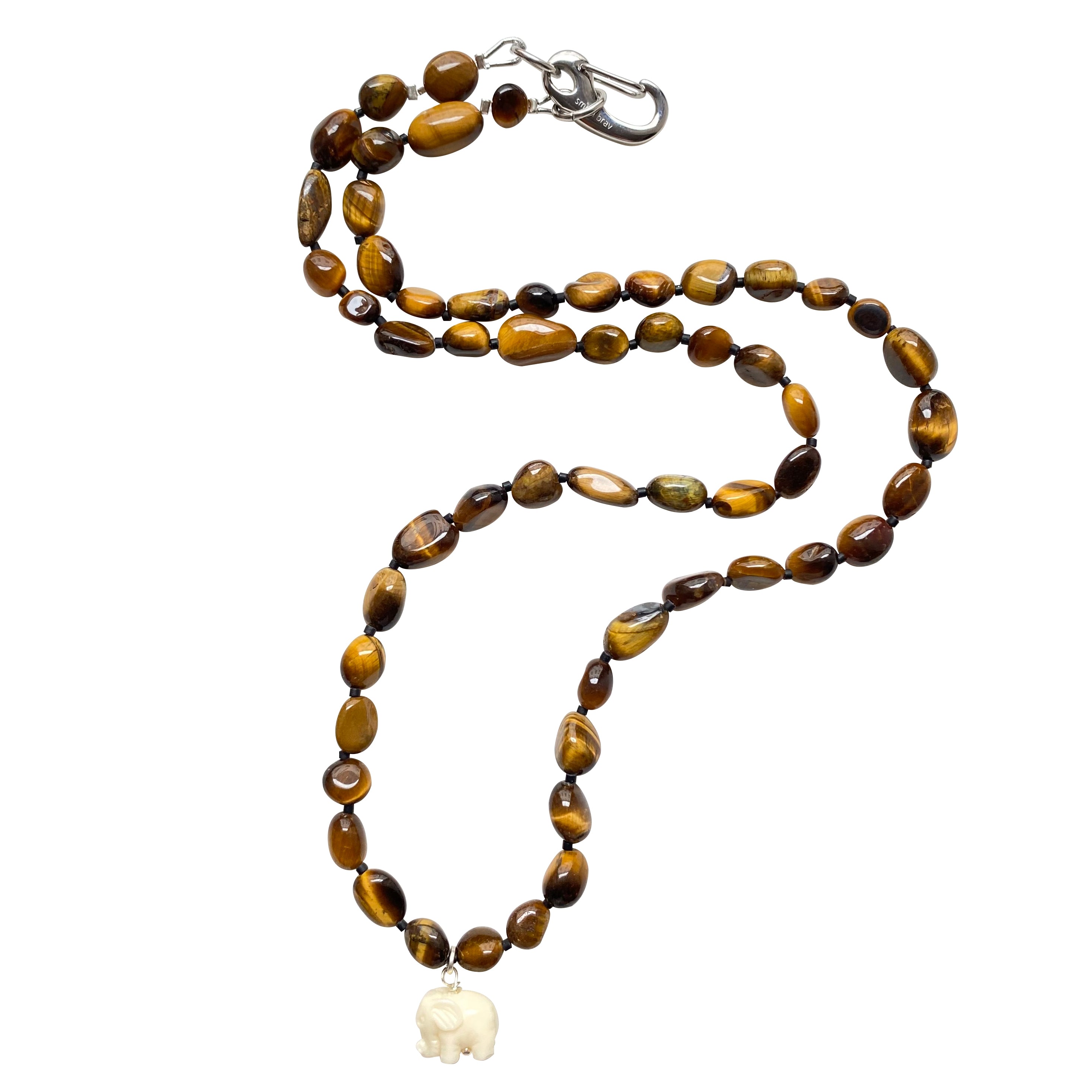 Smilla Brav Gold / White / Brown Men's Necklace Simson