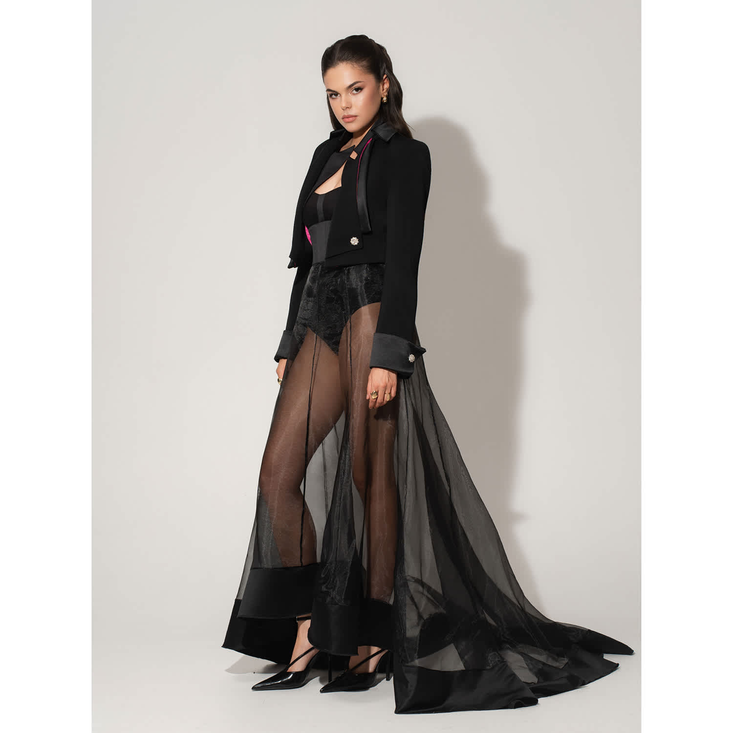 Hypnotic Glow Sheer Maxi Skirt | Tia Dorraine | Wolf & Badger
