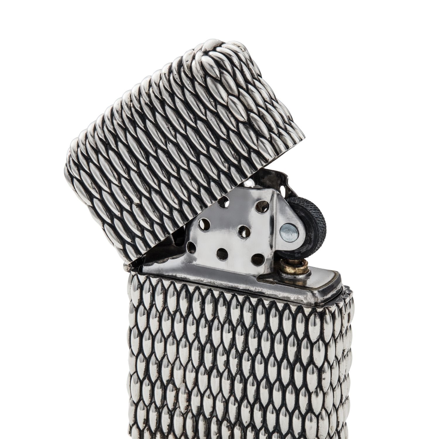 Wild Sons Silver Medusa Lighter Ltd Edition In Silver