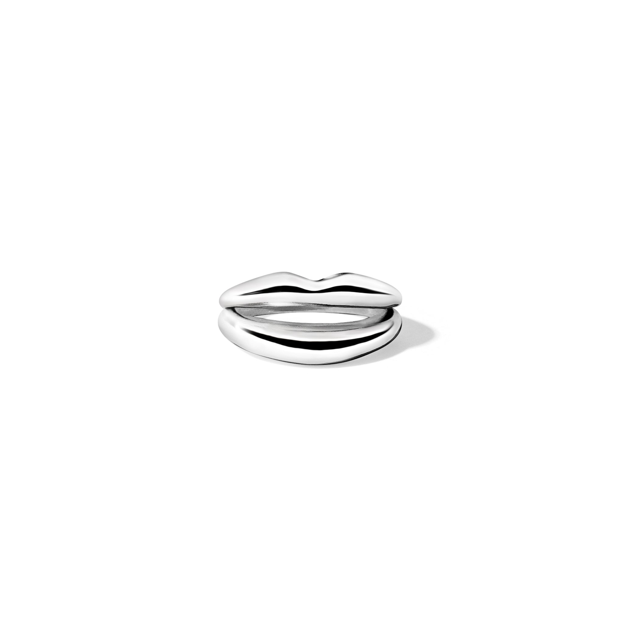 Women’s Silver Rosie Lip Ring Minnie Lane