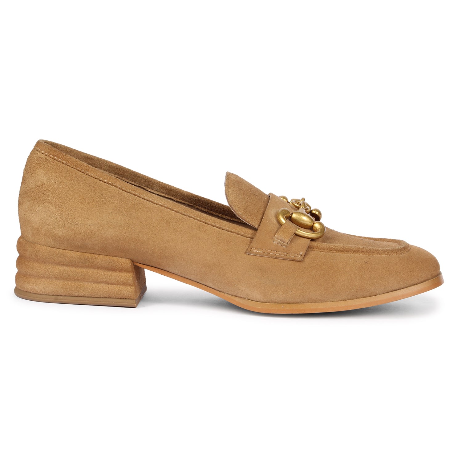 Saint G Women's Brown  - Jacqueline Suede - Loafers In Brown