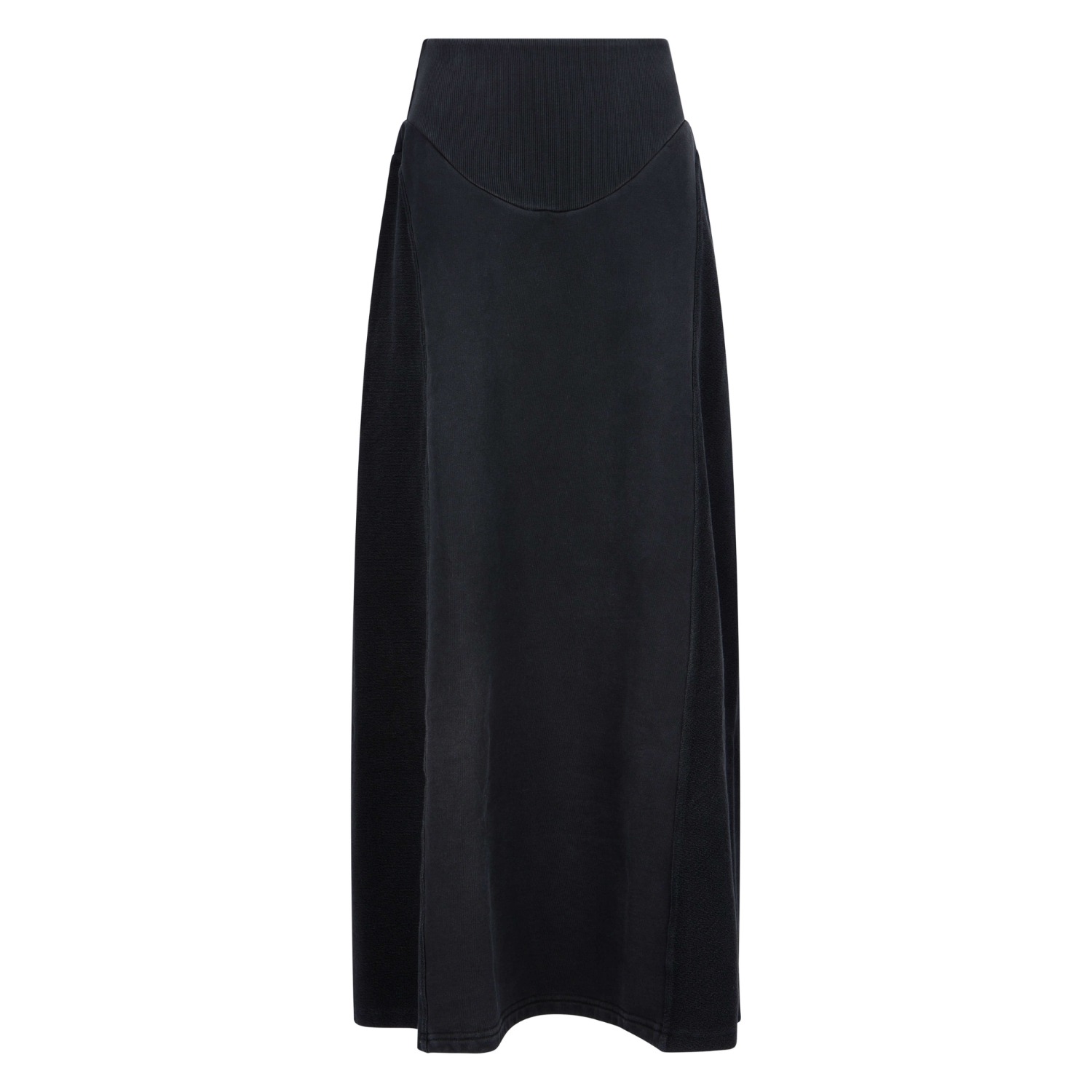 Women's Grey Black Siren Maxi Skirt | Large | Ardea