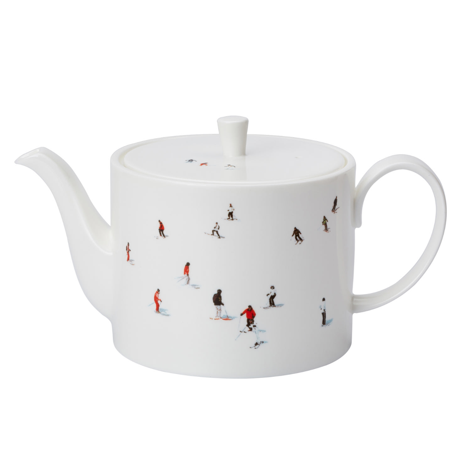 White Large Teapot Dede Johnston
