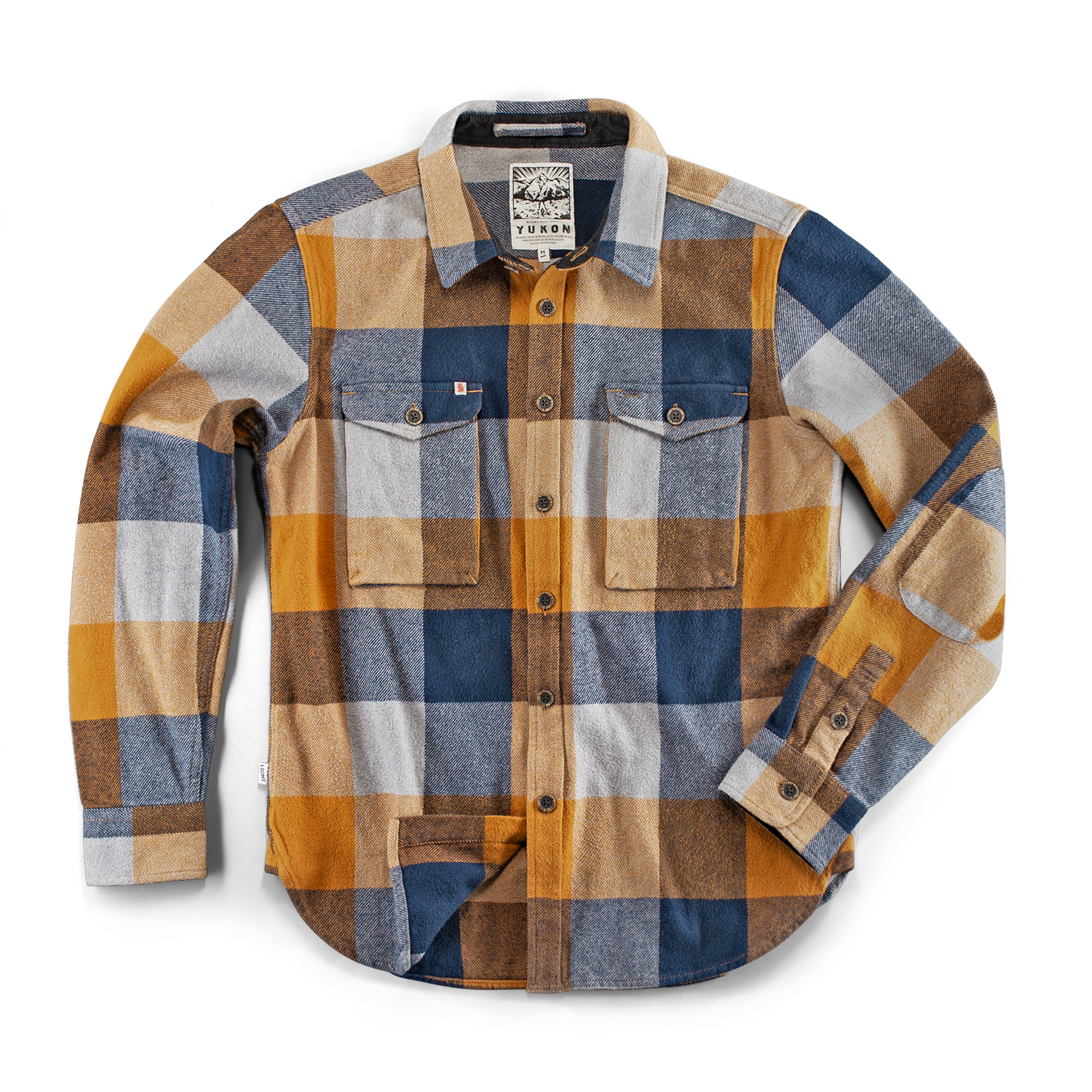 &sons Trading Co Men's Brown Andsons Big Yukon Flannel Check Shirt Tan In Brown