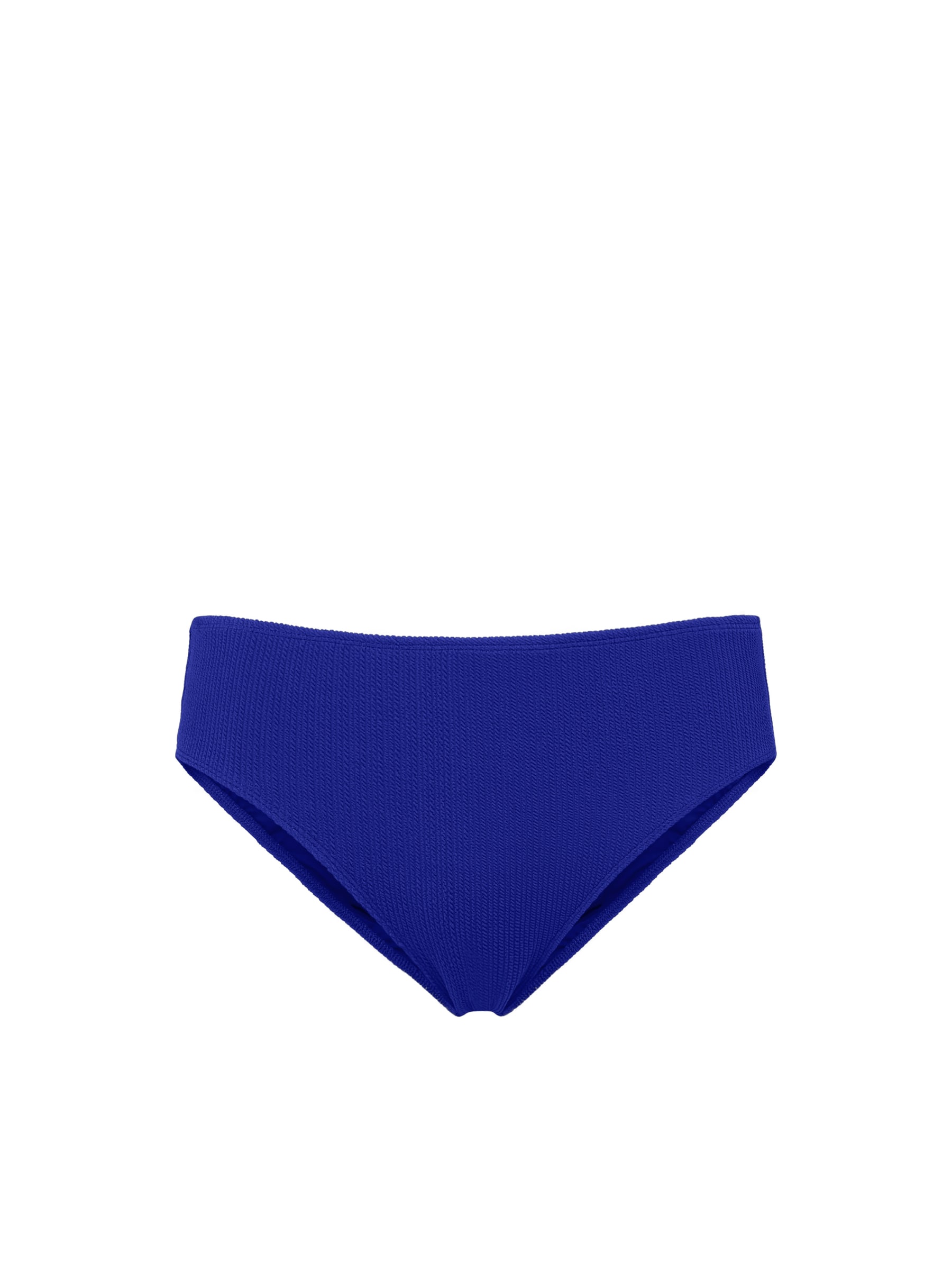 Women's Blue Classic Midrise Bikini Bottom In Iris | Large | Change of Scenery