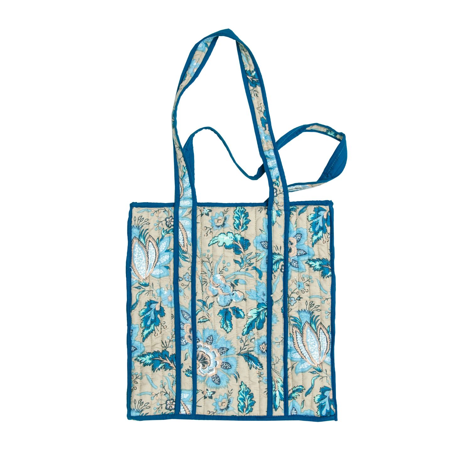 Inara Women's Blue Indigo Lotus Tote Bag In Blue