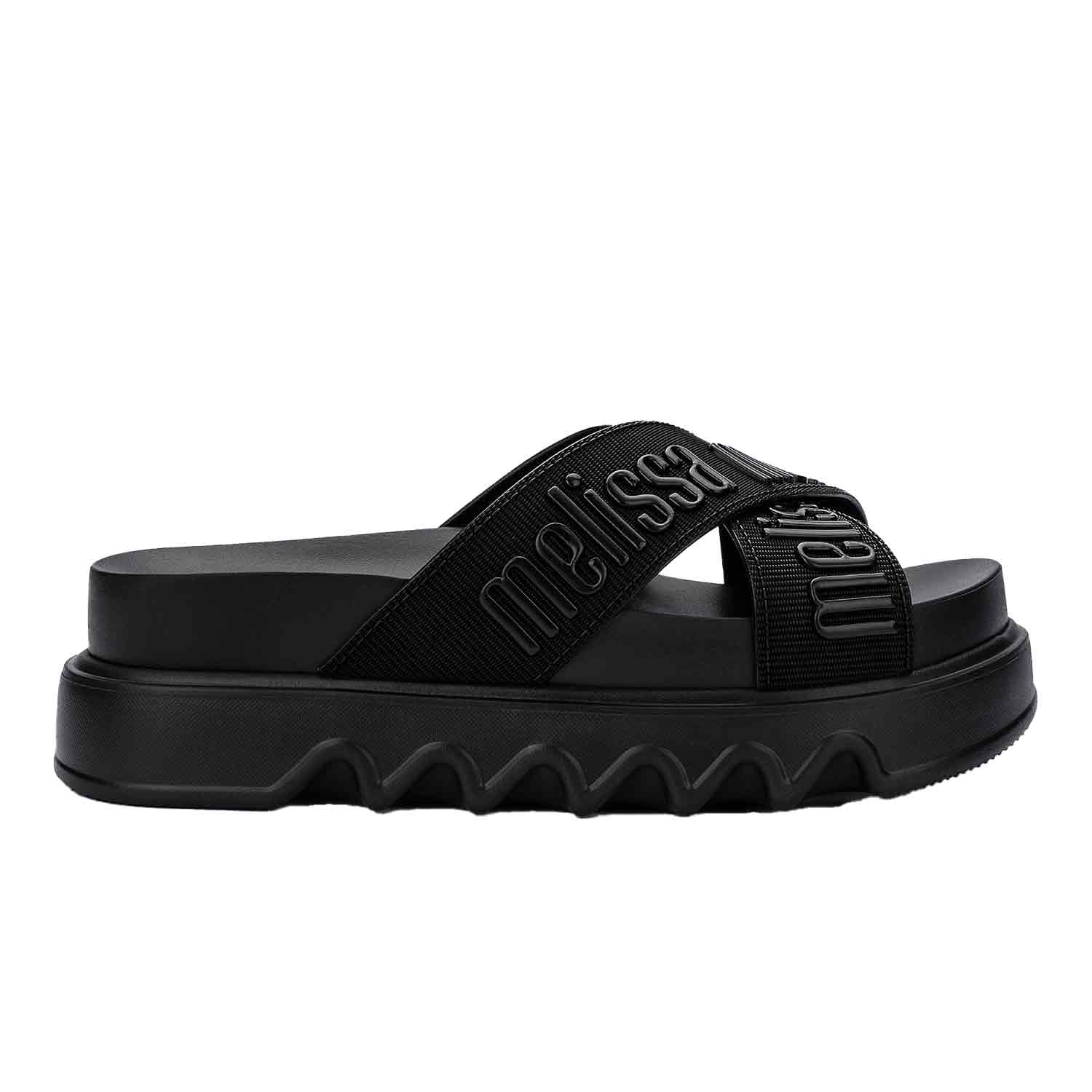 Melissa Women's Cross M Lover Platform - Black In Black