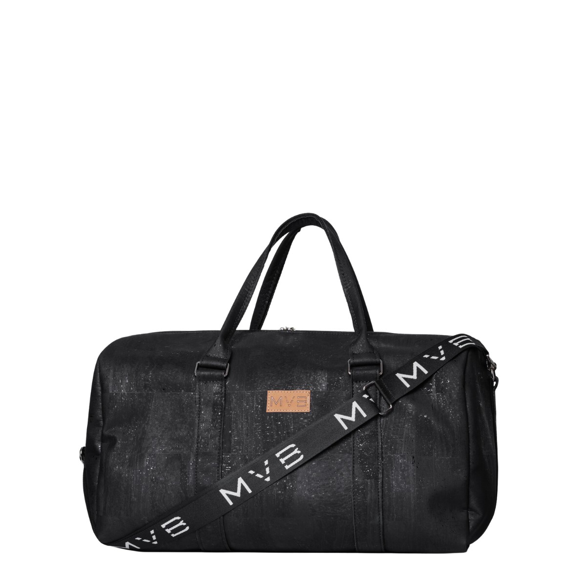 Xcape Vegan Leather Duffle Bag - Black Mvb - My Vegan Bags