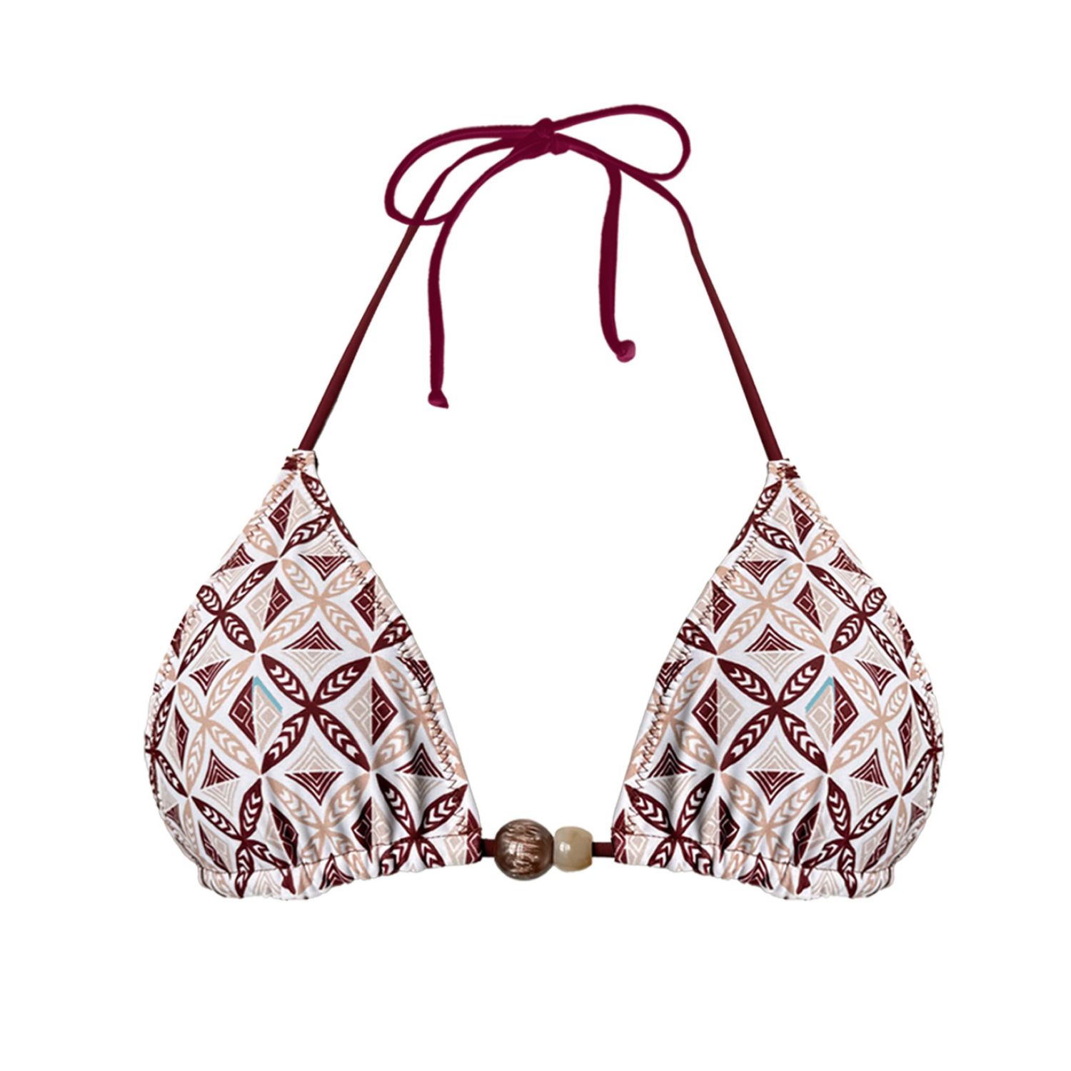 Nara Swim Women's Brown Lulu Reversible Top // Puipuiga In Brown