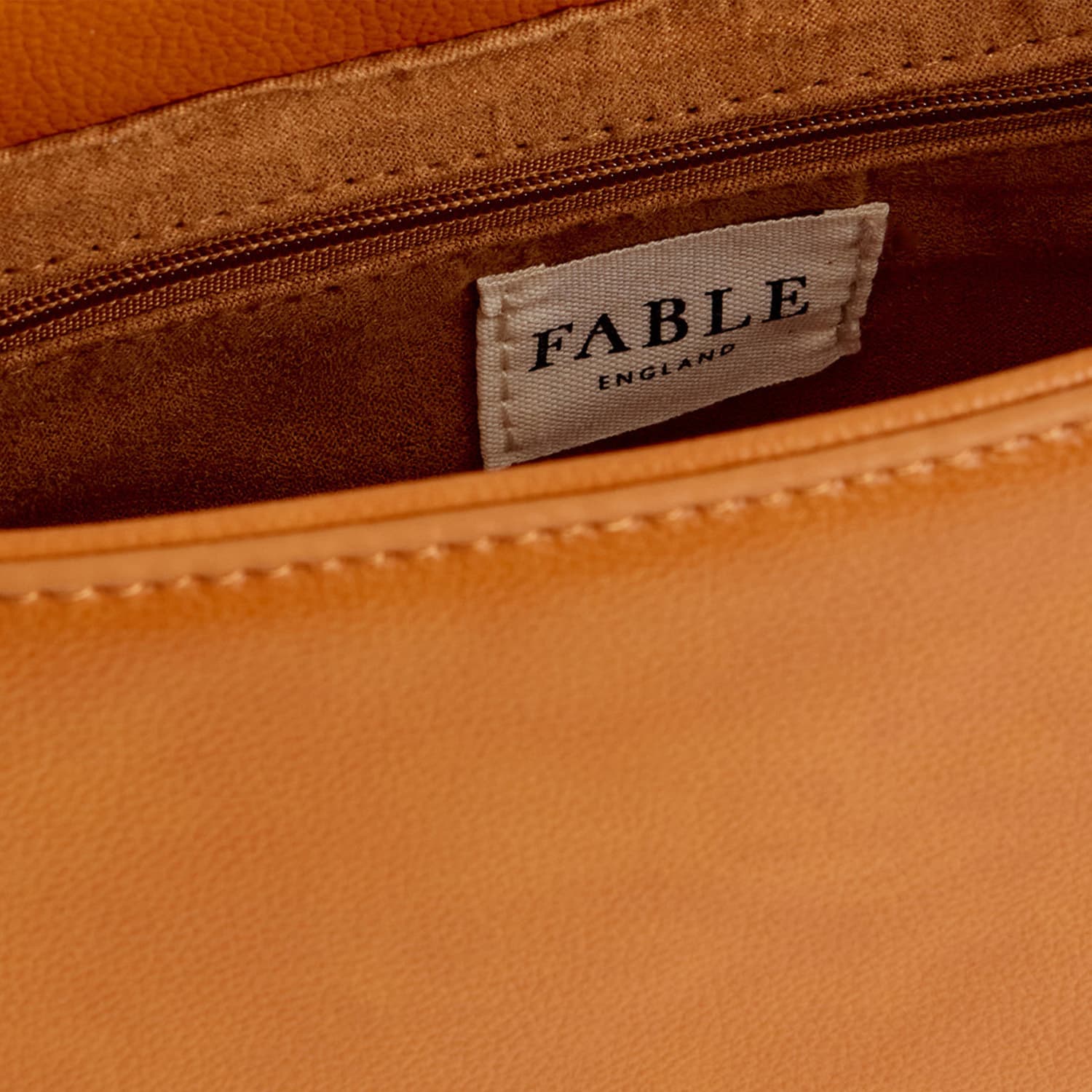 Fable Blue Tit Embroidered Mini Saddle Bag, Fable England
