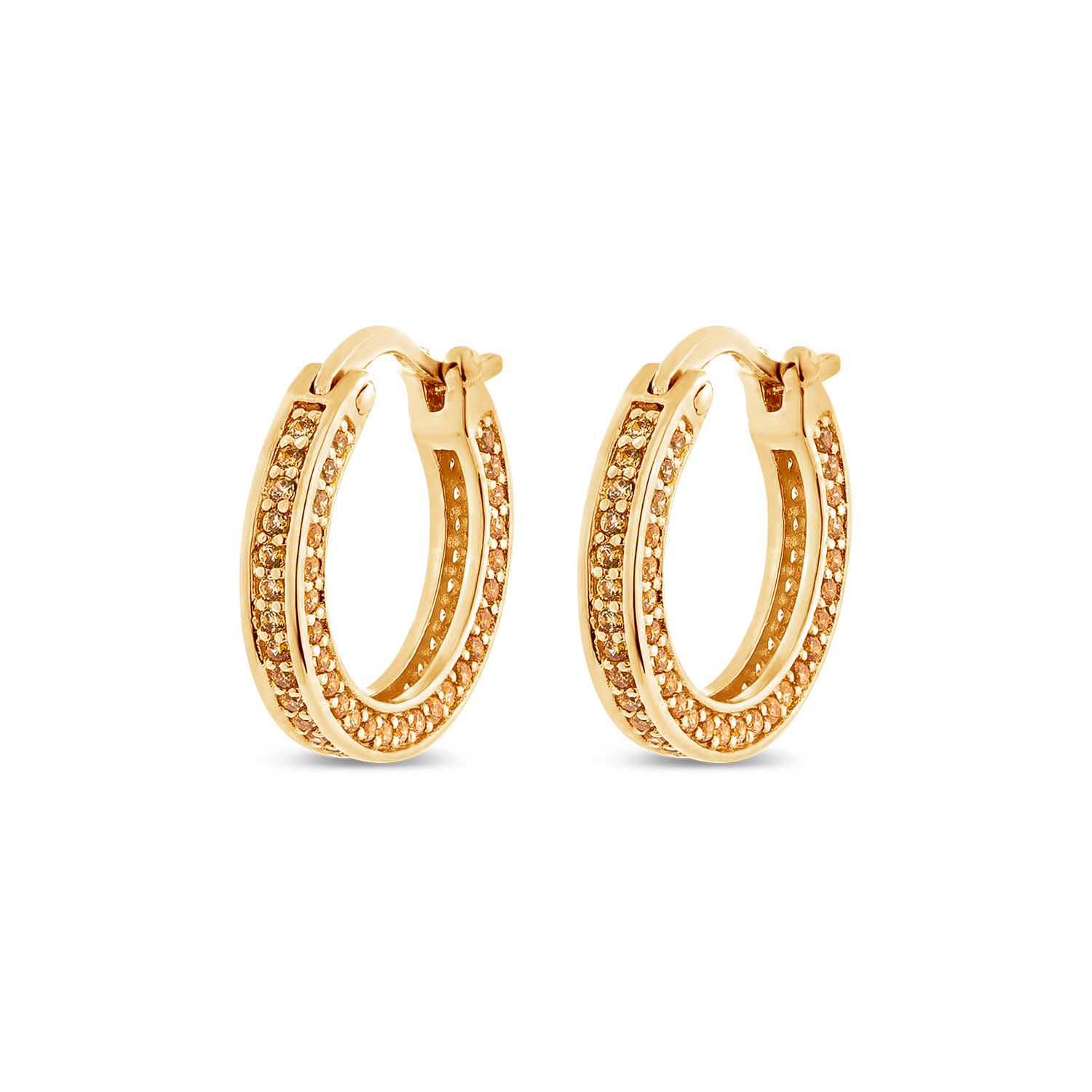 Sally Skoufis Women's Boundless Earrings With Man Made Cz Diamond Stimulant In Sterling Silver & 18k Gold Vermeil In Gold