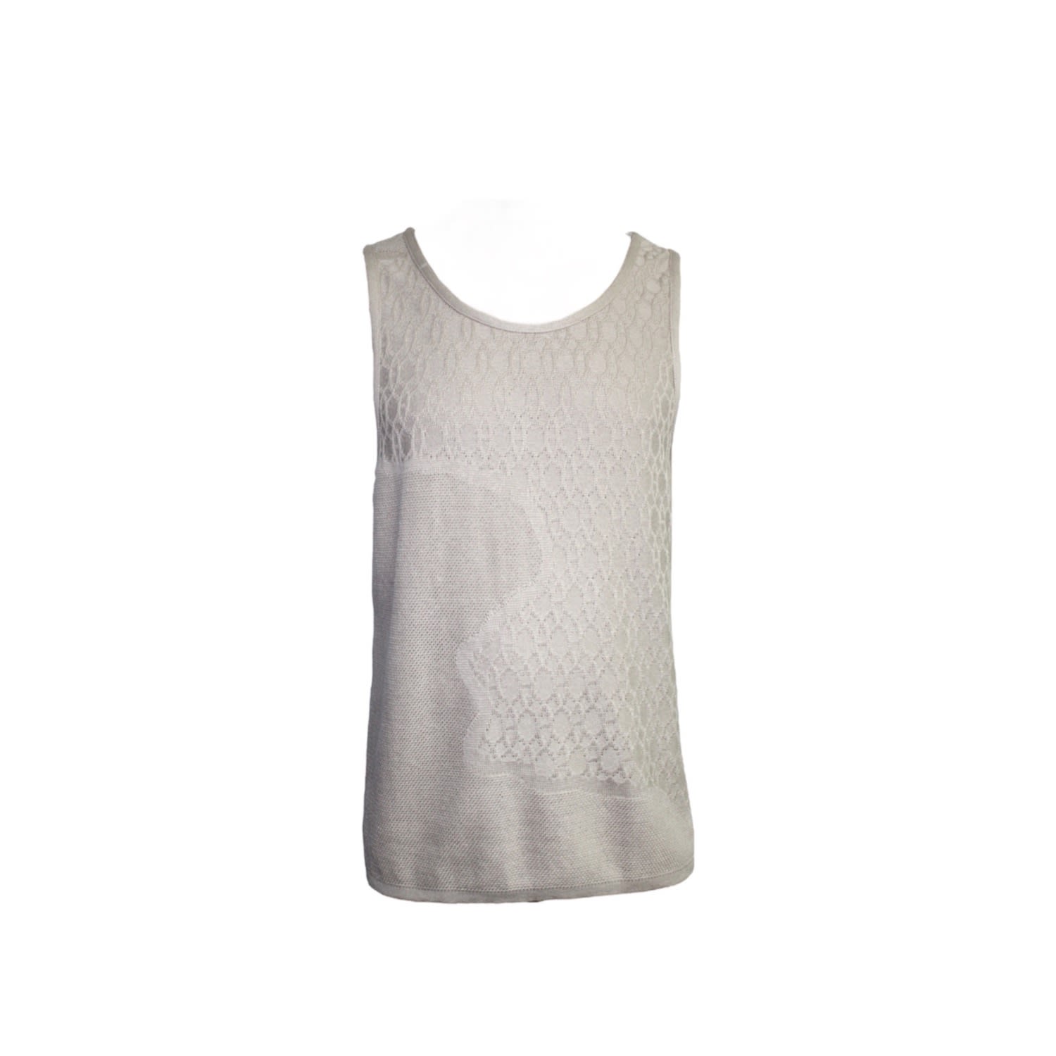 Maria Aristidou Men's Neutrals / Black Beige Raven Tank Top In Black