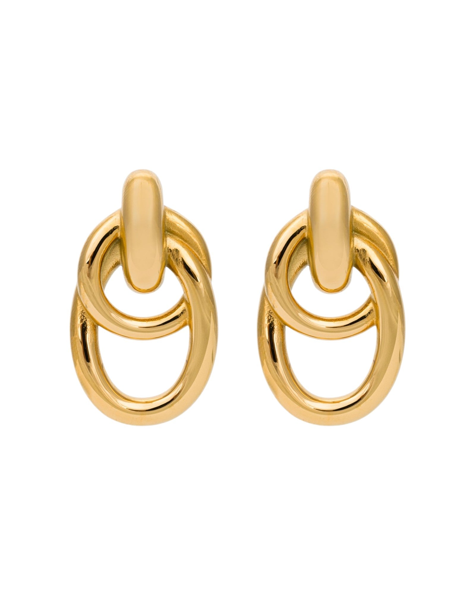 Kybele Studio Women's Link Charm Earrings In Gold