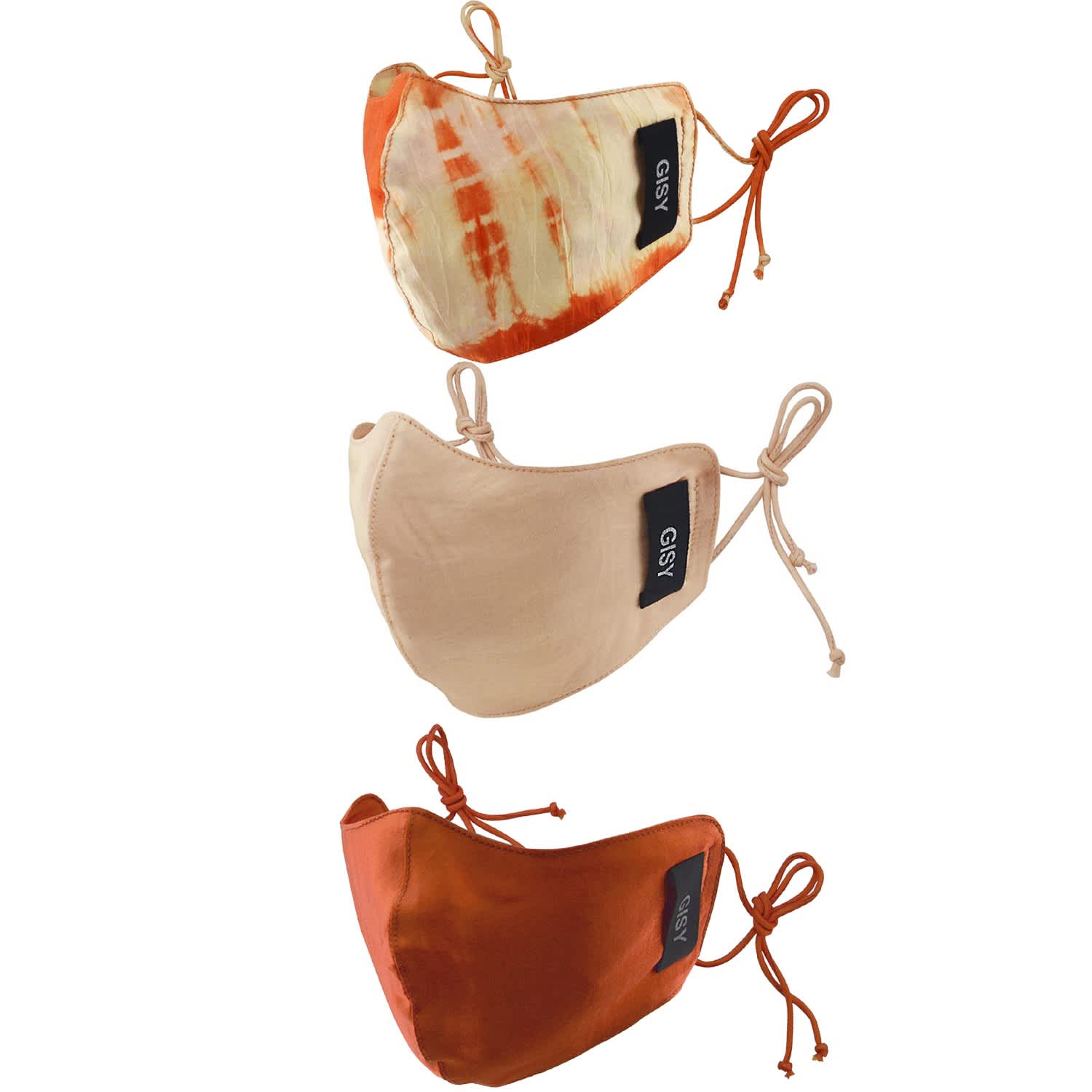 orange face mask