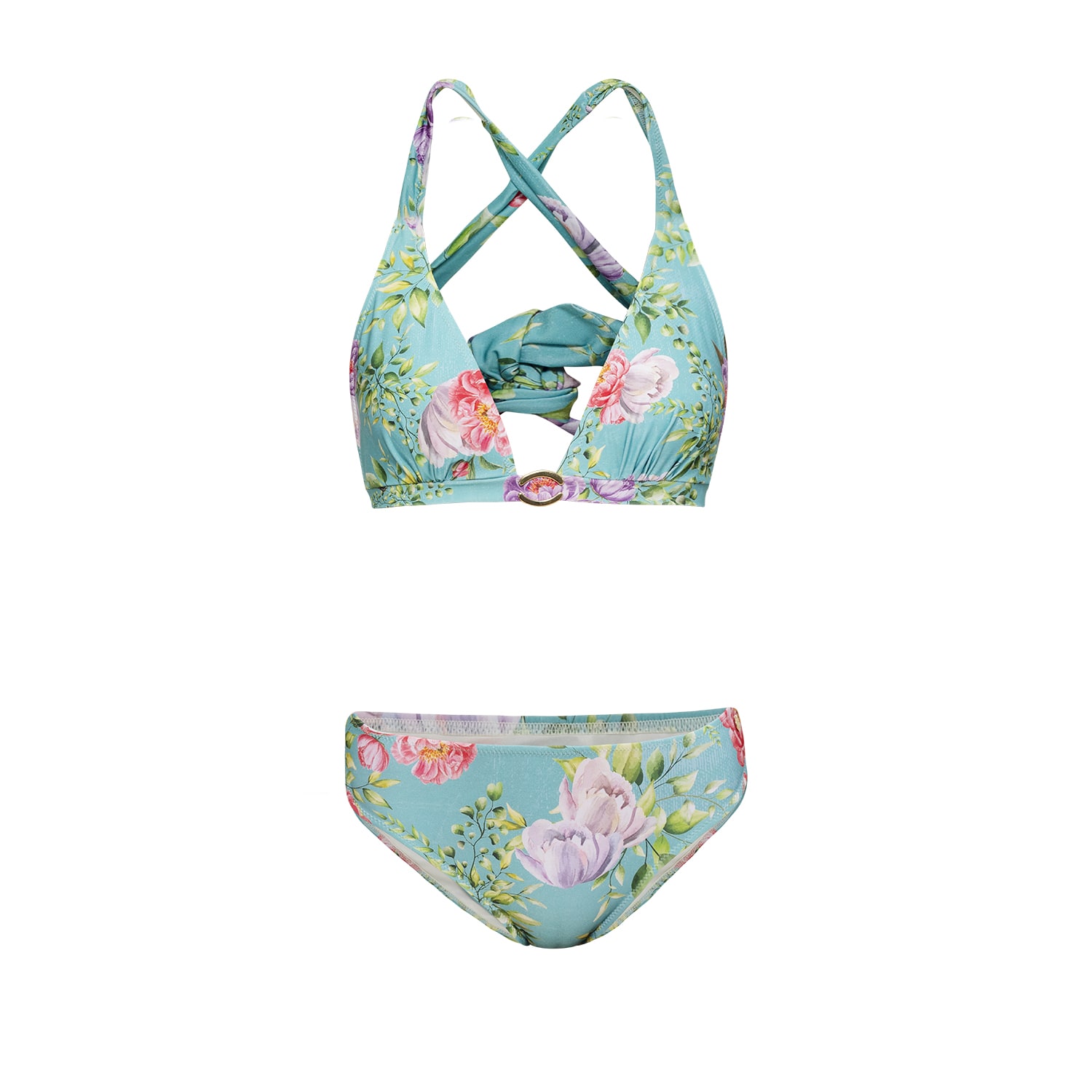 Women’s Versailles Halter Bikini With Exclusive Print Medium Carando