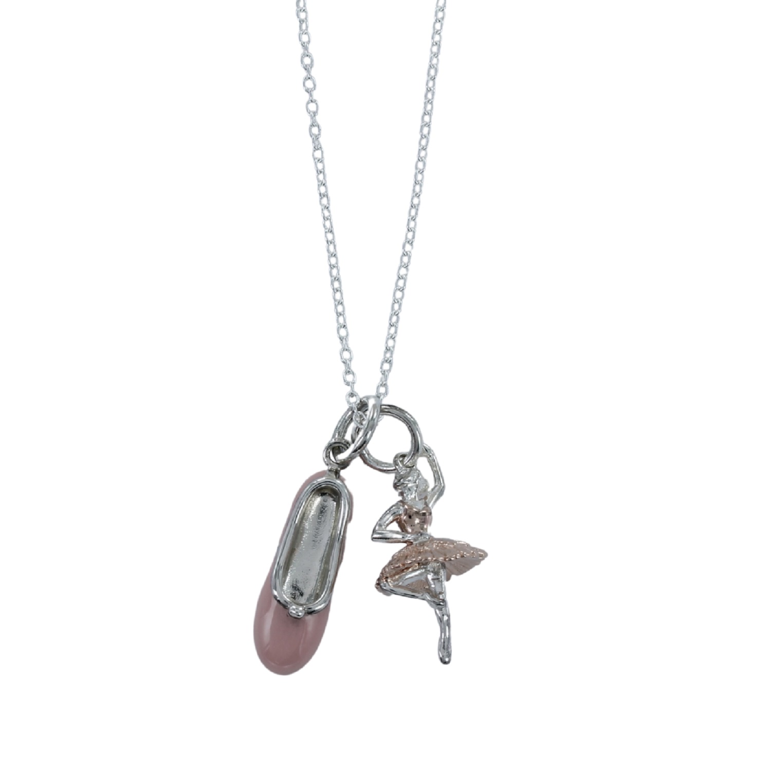 Ballet charm necklace best sale