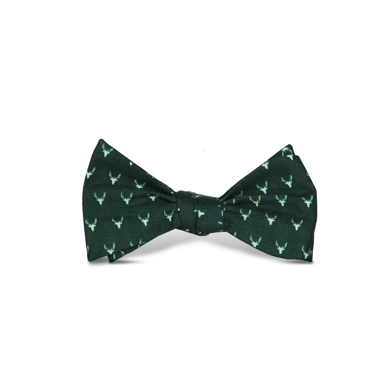 Men’s Green Oh Deer Bow Tie One Size Tom Astin