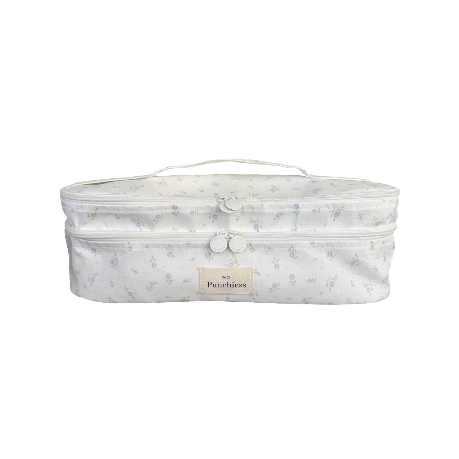 Punchiess Blue Meadow Airstrait Vanity Case In Blue