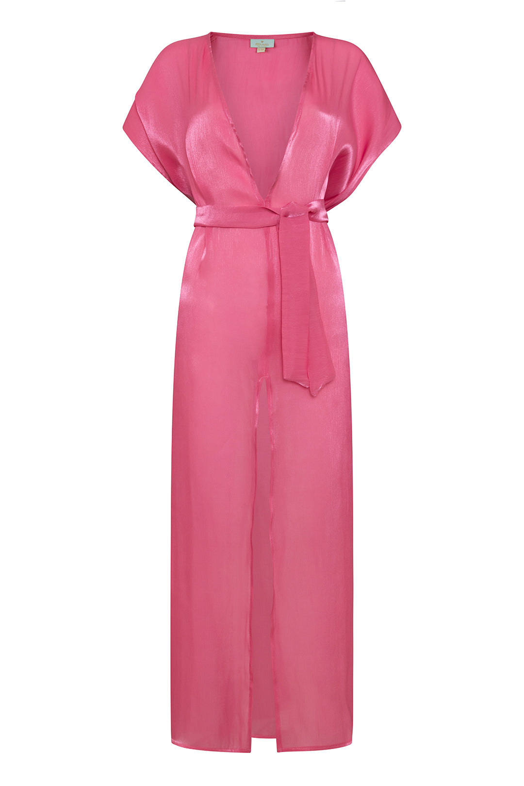 Leyla Maya Women's Pink Sophia Luxe Beach To Bar Dress - Magenta Luxe In Animal Print