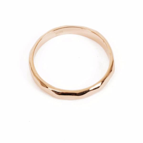 Neola Eternity Rose Gold Stacking Ring In Stacking